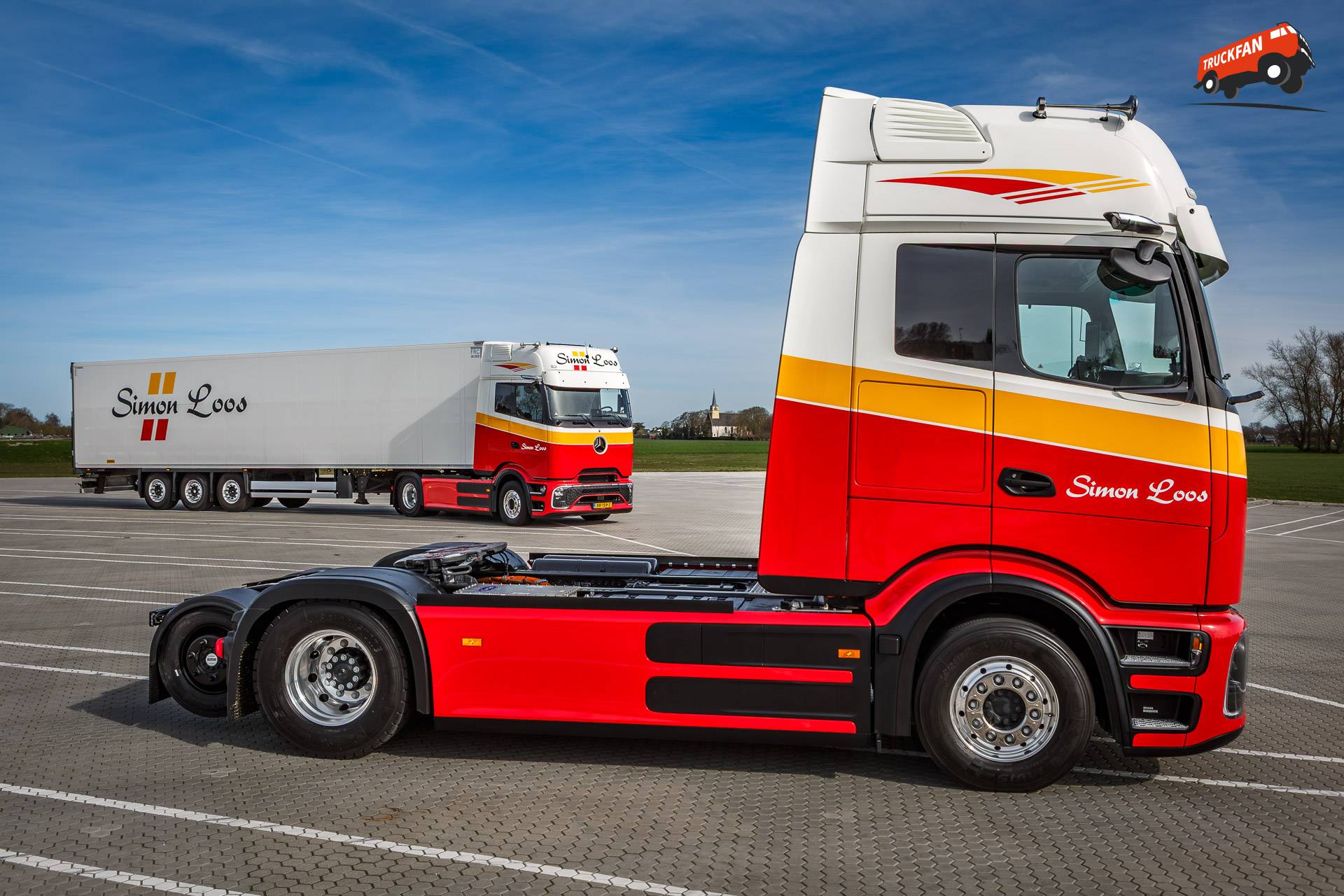Mercedes-Benz eActros 600 met Estepe naloopas bij Simon Loos