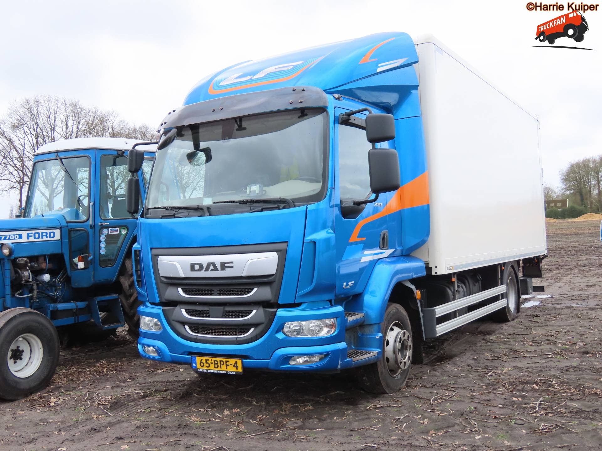 DAF LF truck at OTMV plow competition