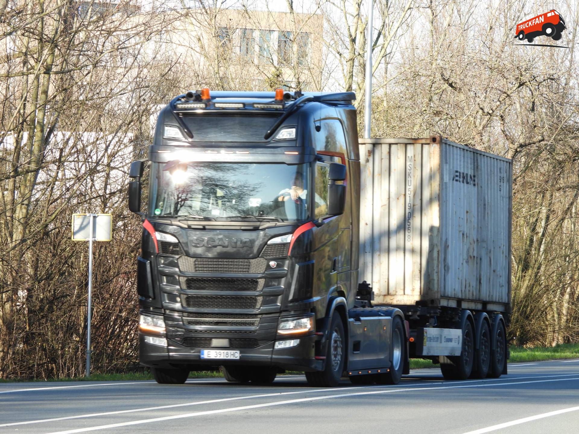 Scania S500 4x2 vrachtwagen van een Bulgaar bij Schoonhoven.