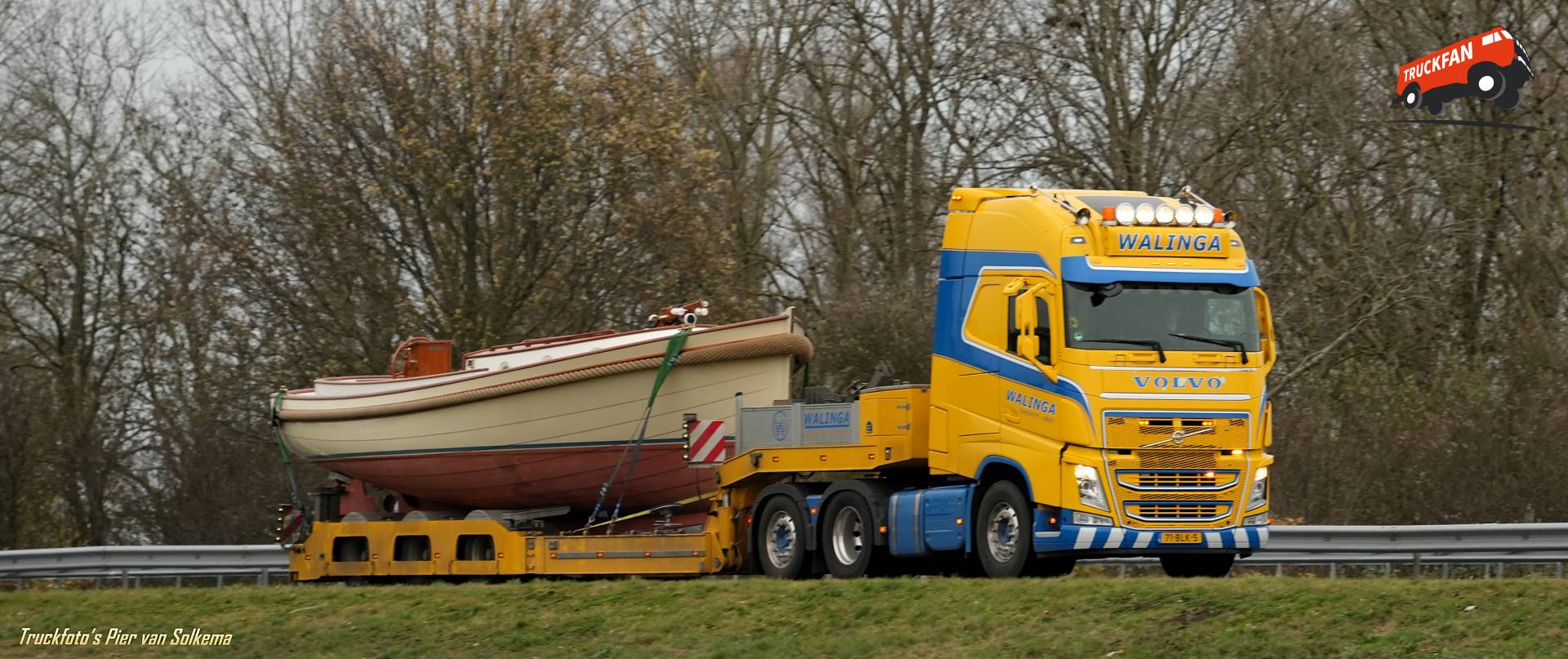 Volvo FH4 truck near A78 Sneek