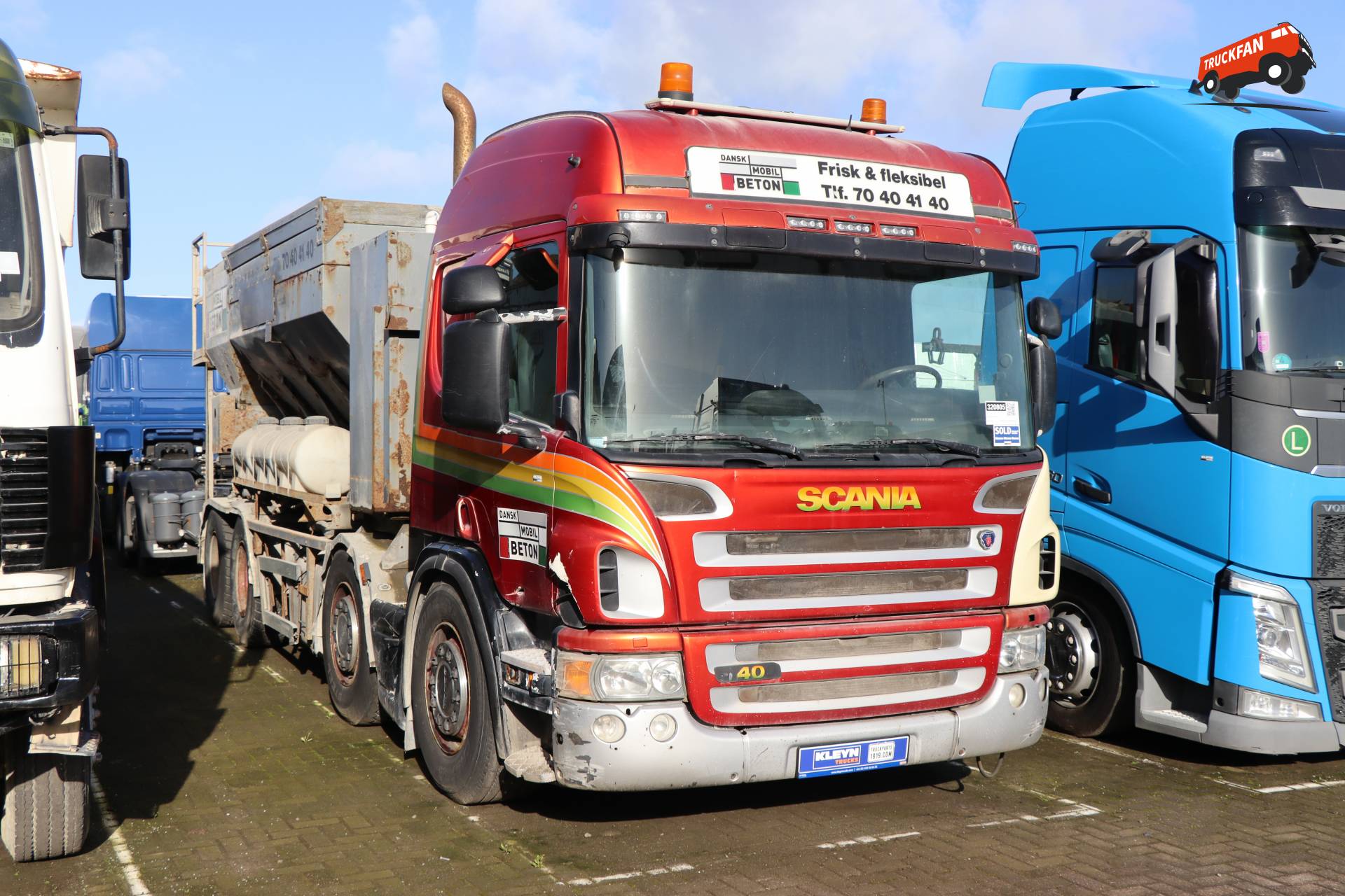 Scania P400 verkocht door Kleyn Trucks