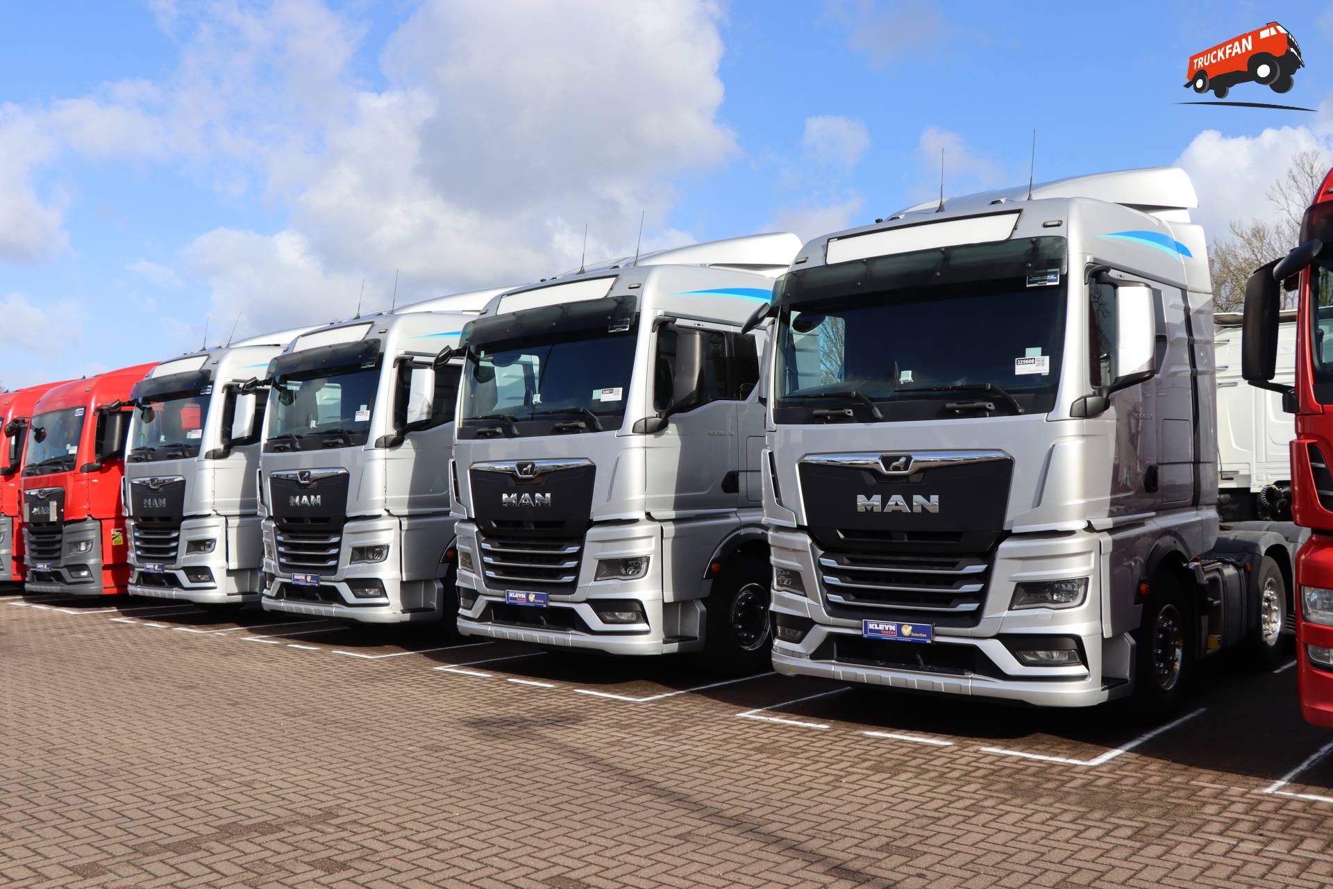 MAN TGX kwartet bij Kleyn Trucks