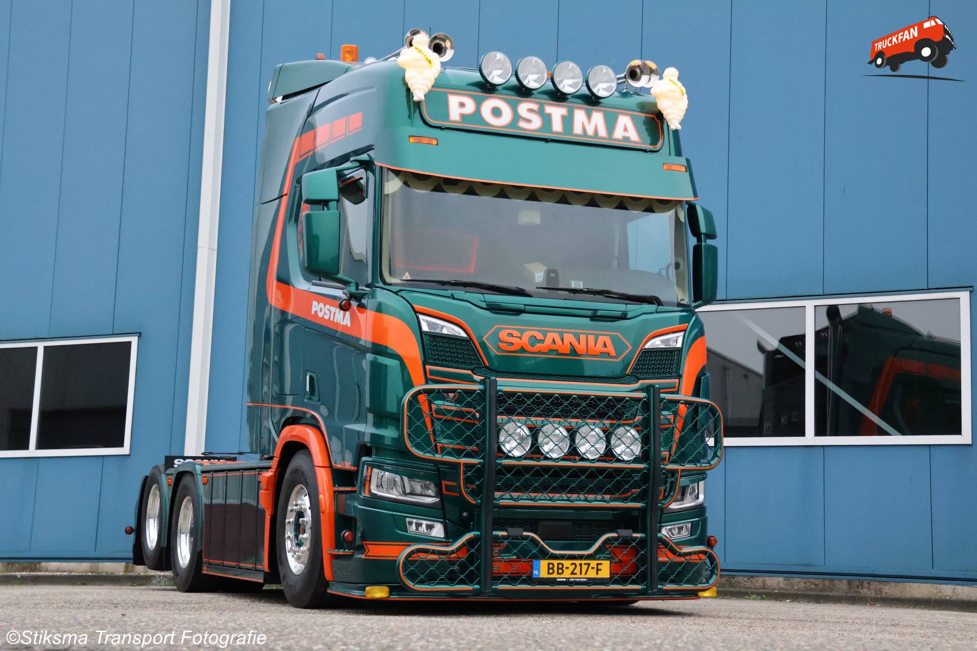 Scania S530 vrachtwagen van Postma Transport Grijpskerk