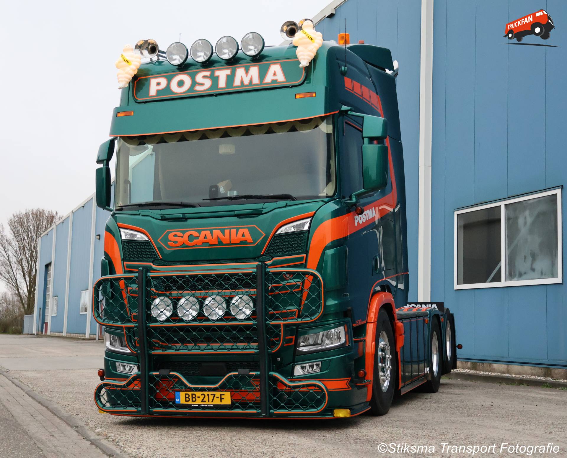 Postma Transport Grijpskerk's Scania S530 truck