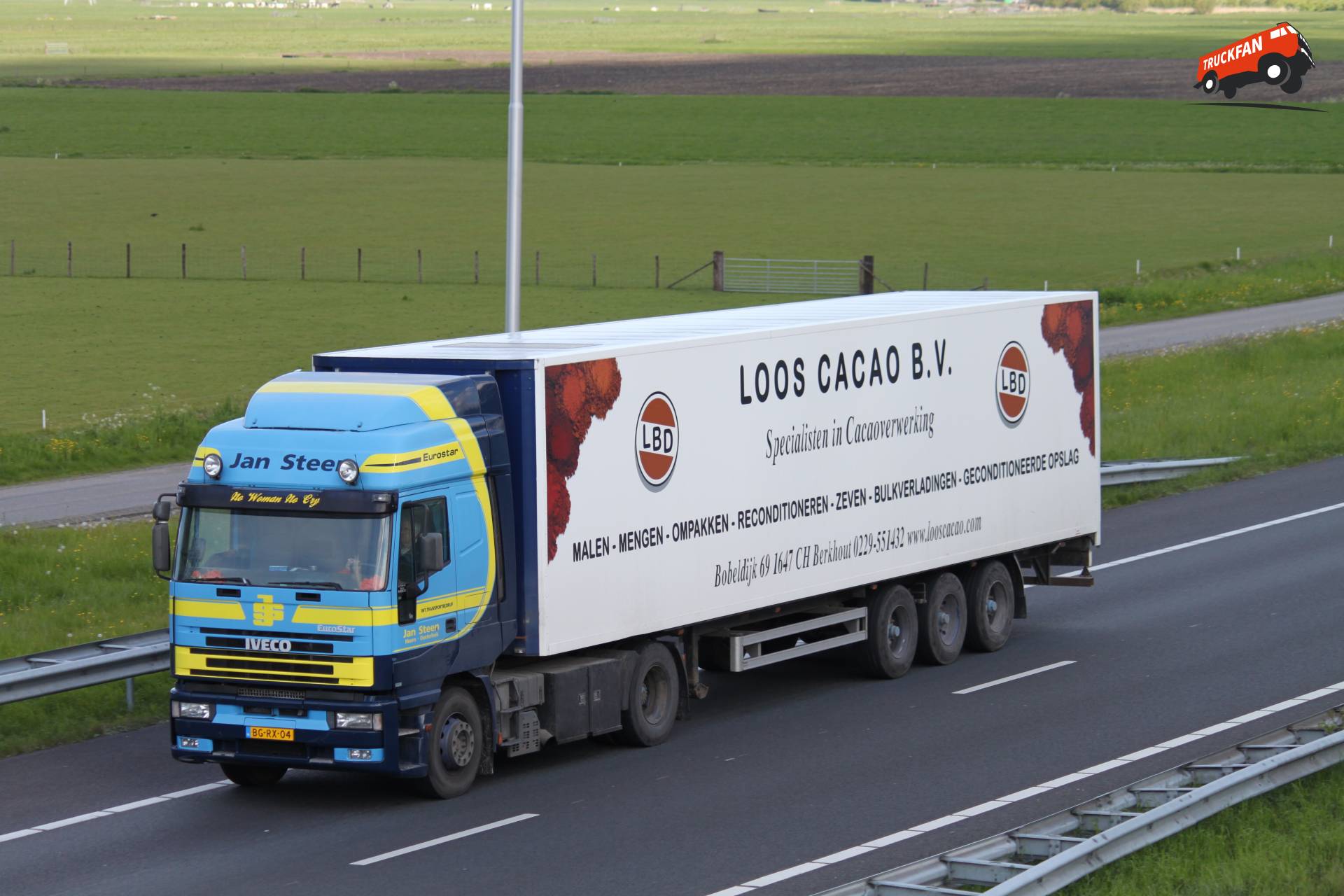 Iveco EuroStar truck van Firma Jan Steen
