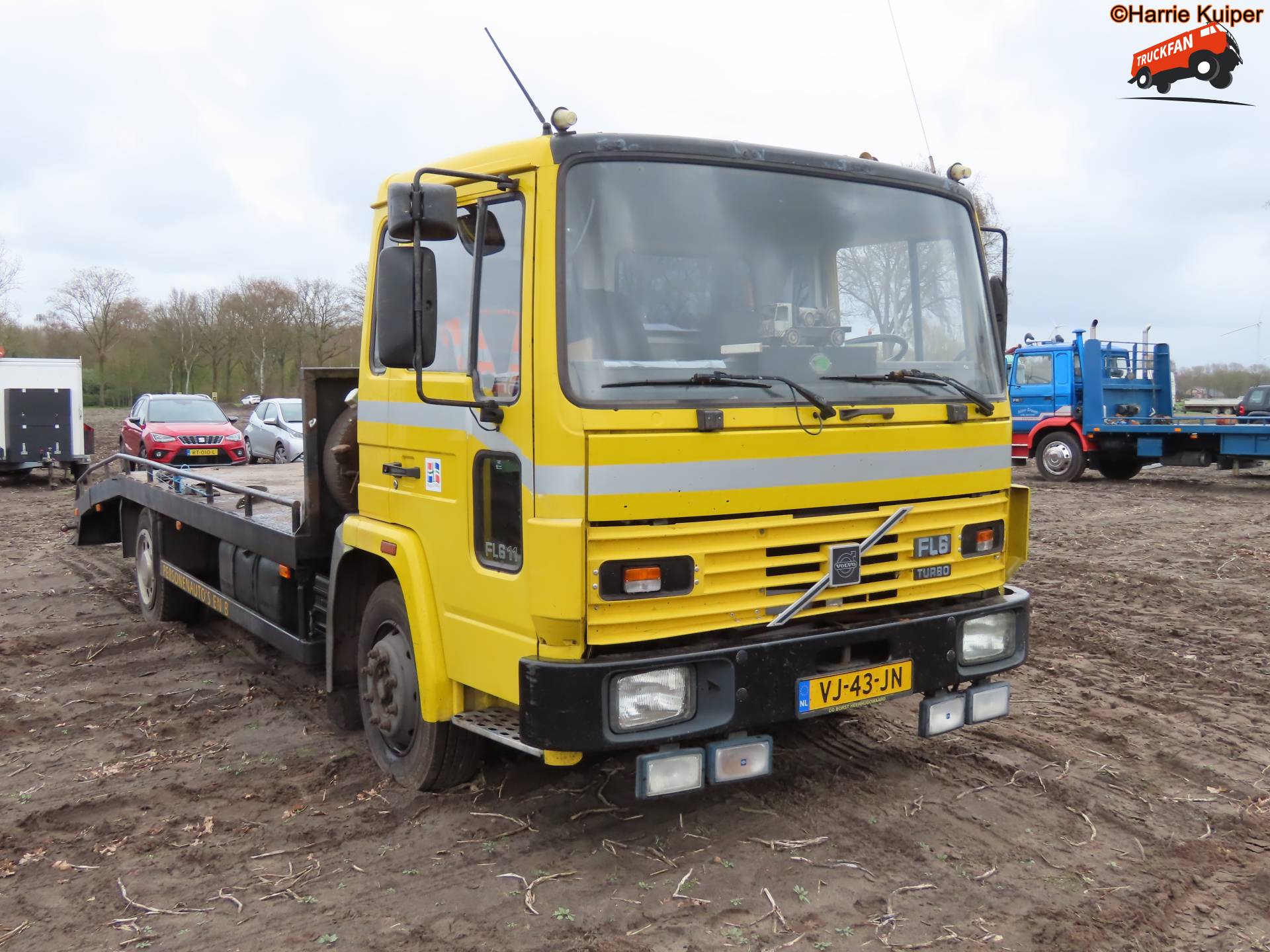 Volvo FL6 vrachtwagen in Bellingwolde