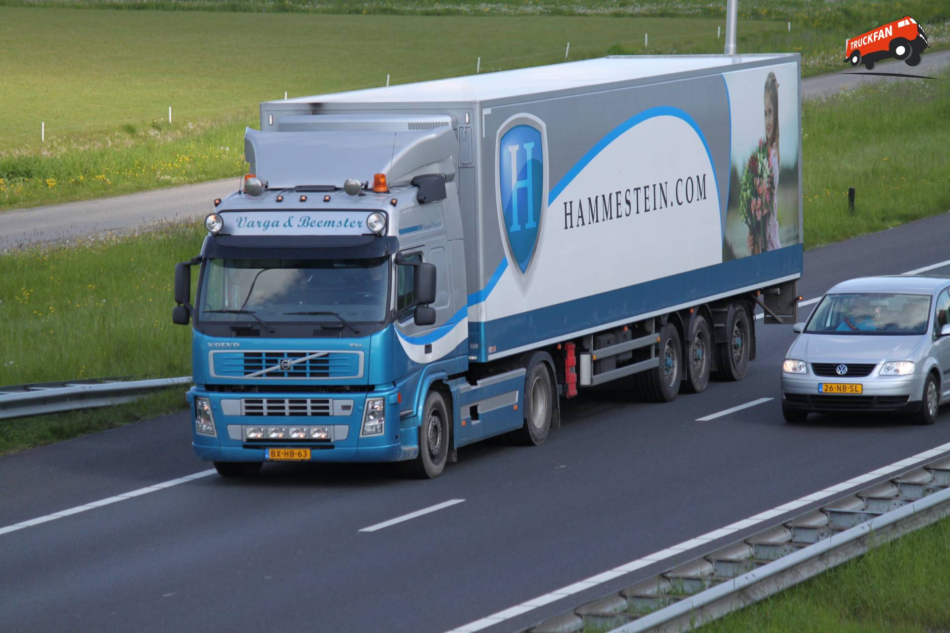 Volvo FM truck van Varga & Beemster