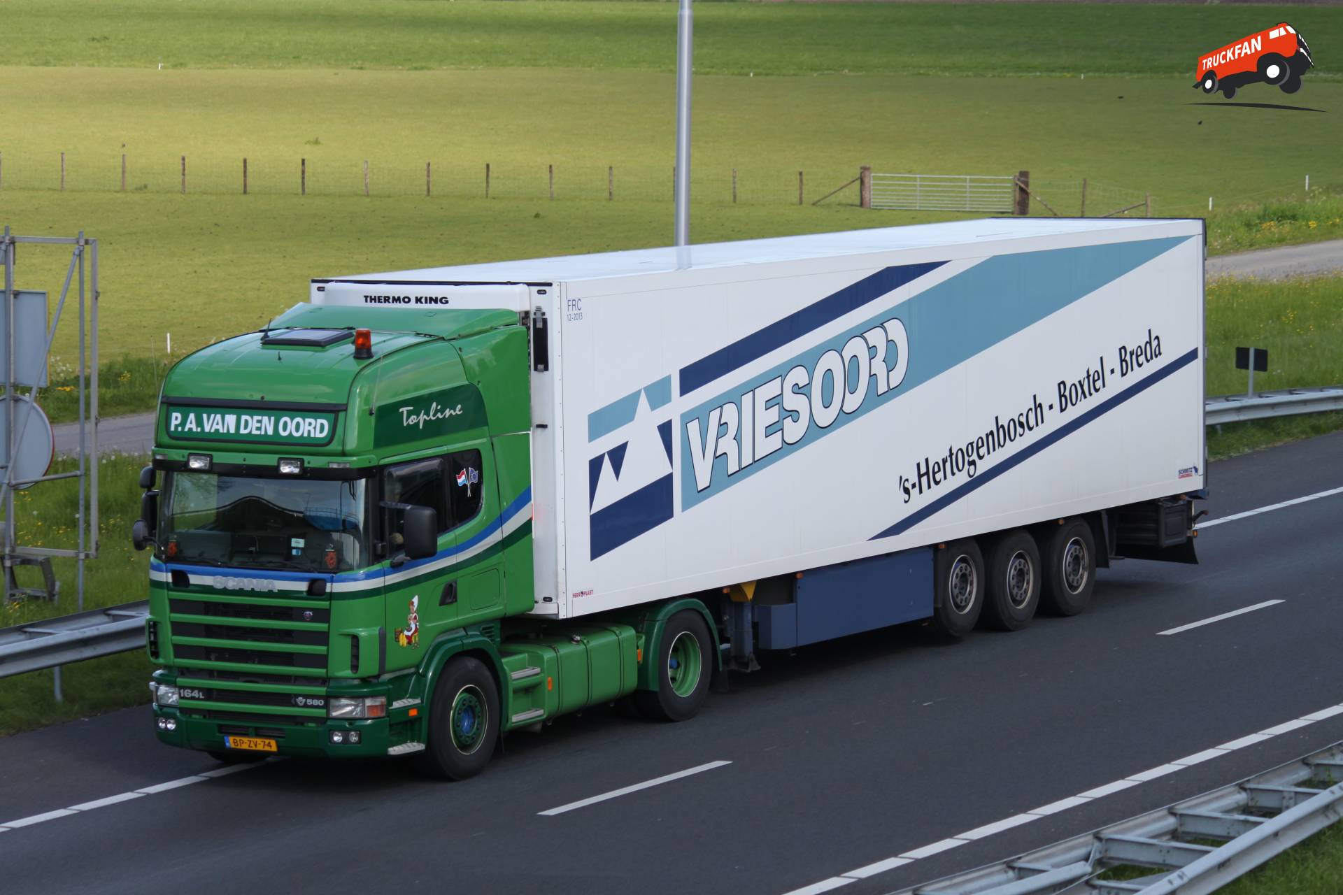 Scania 164 truck of P.A. van den Oord