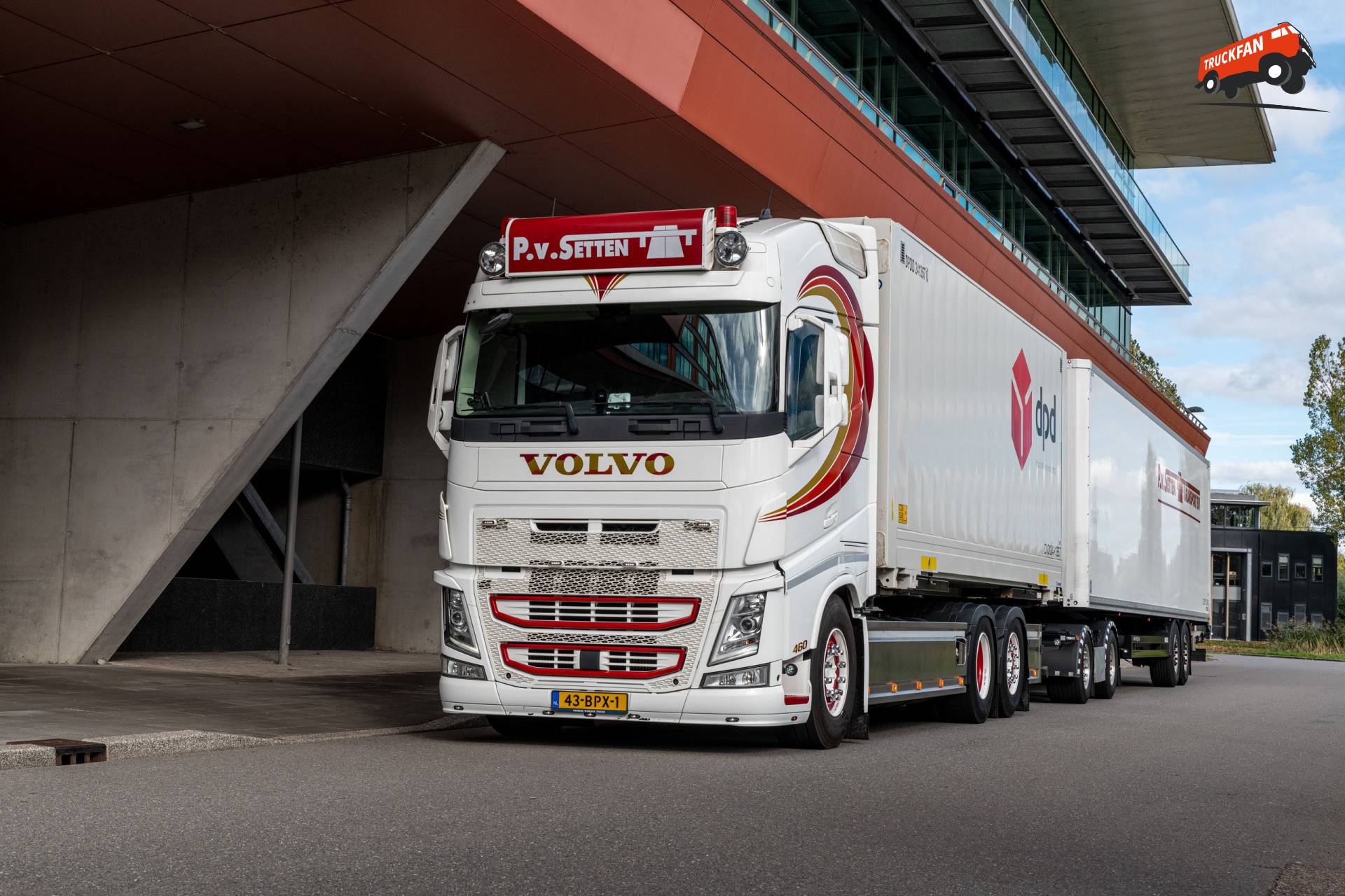 Volvo FH lzv op LNG van P. van Setten