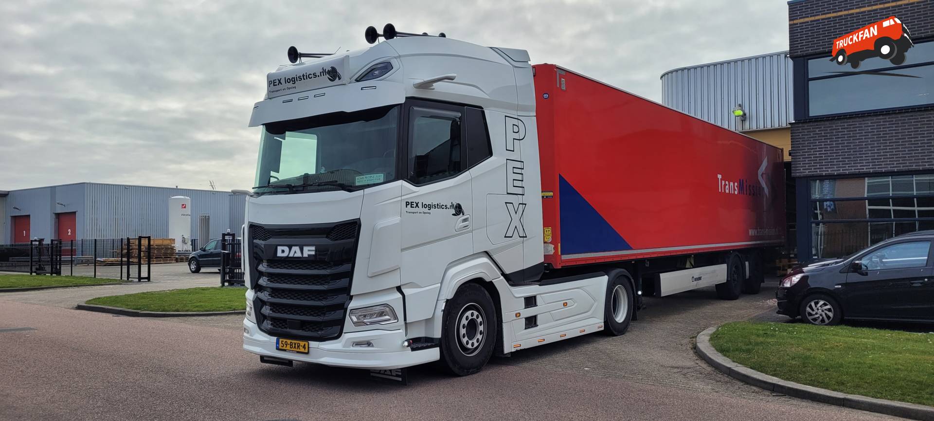 DAF XG+ truck bij Pex Logistics