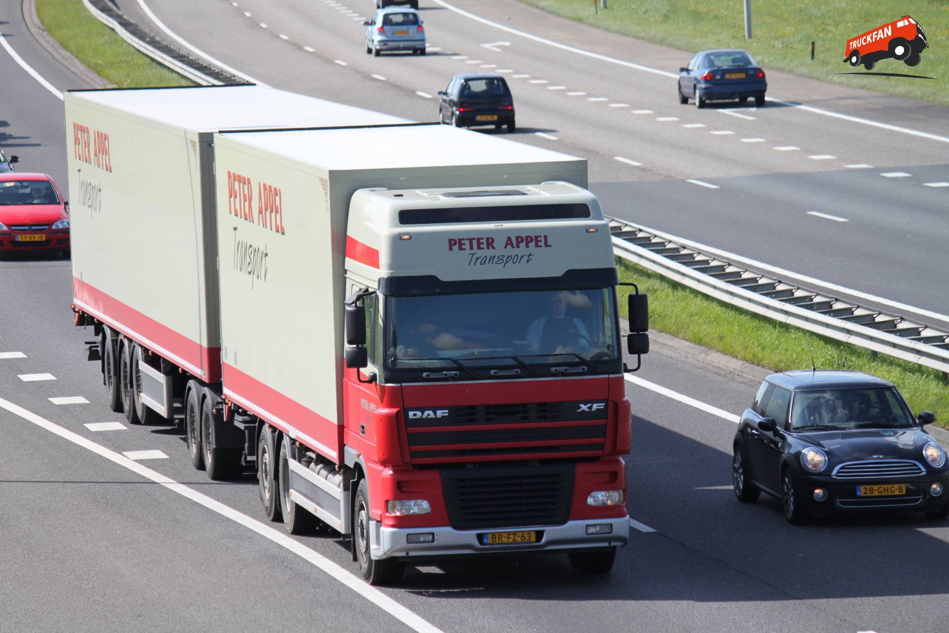 DAF XF95 vrachtwagen van Peter Appel