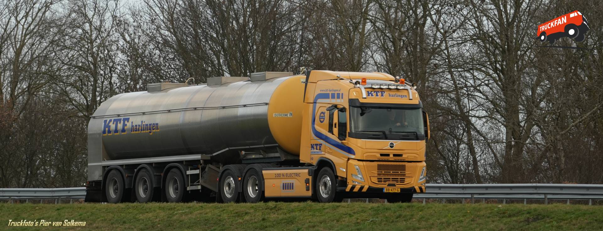 Volvo FM Tanktransport op A7 Sneek
