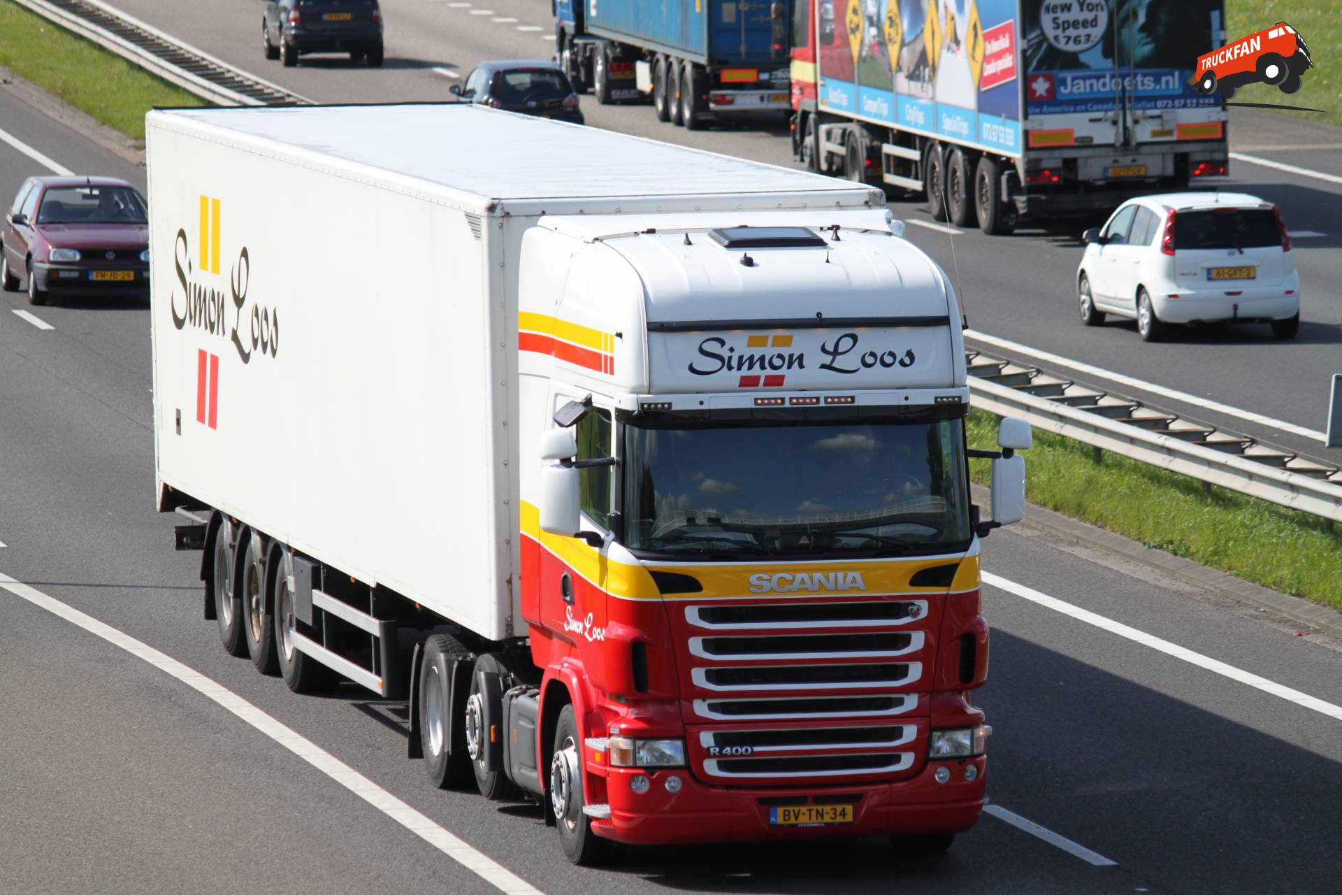 Scania R400 vrachtwagen van Simon Loos