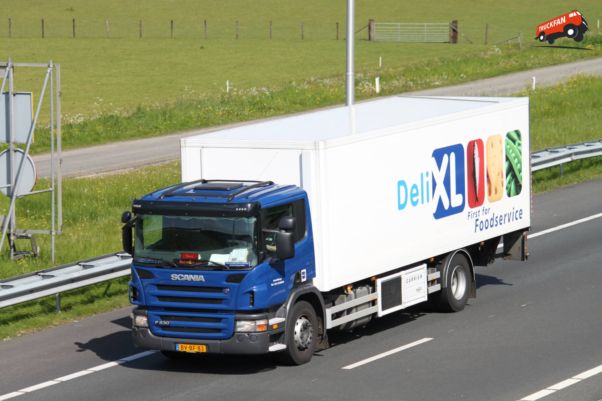 Scania P230 truck of Deli XL