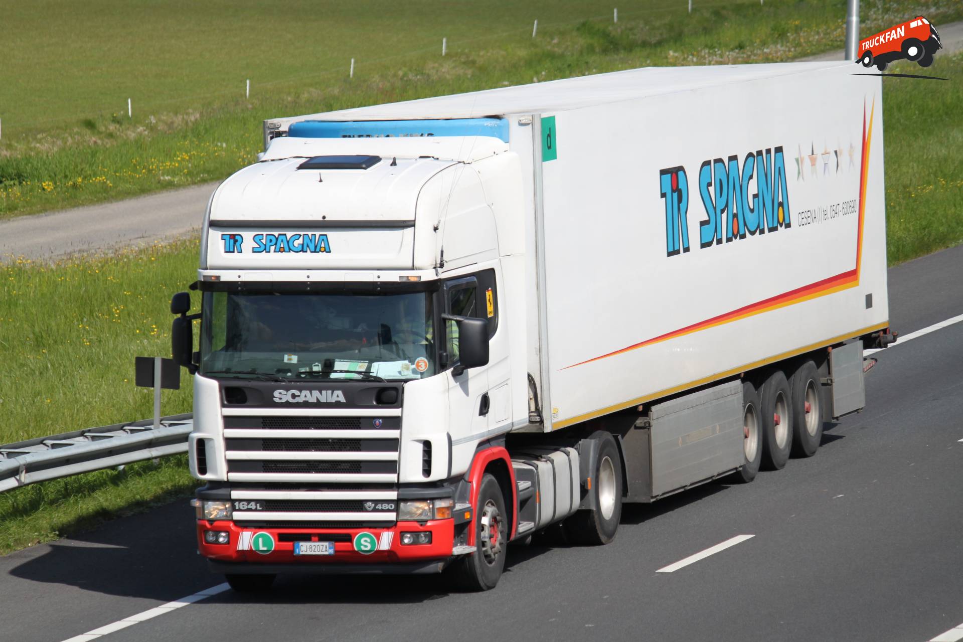 Scania 164 truck by TIR Spagna