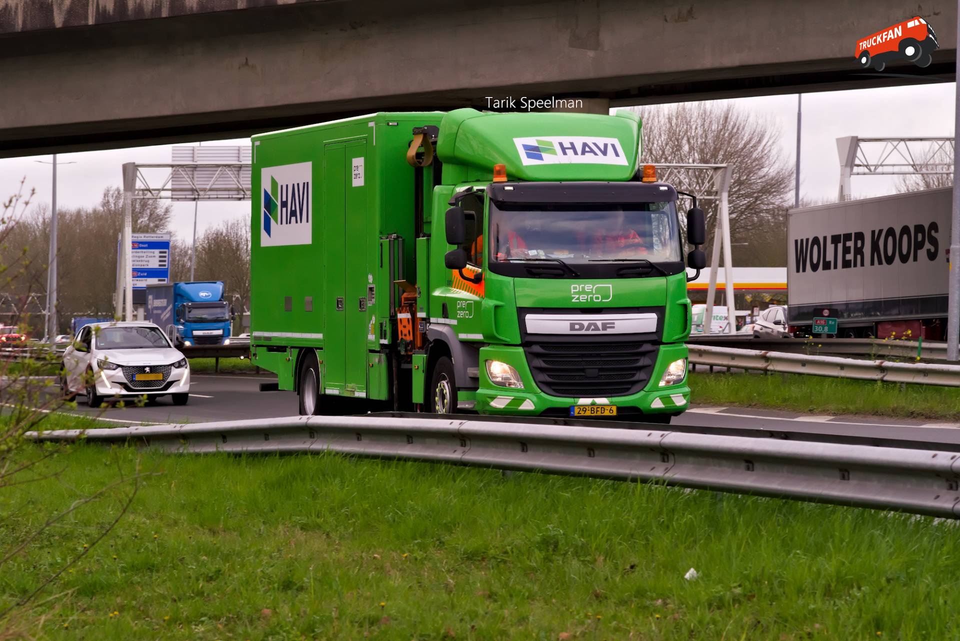DAF CF Euro 6 vuilniswagen met kenteken 29-BFD-6