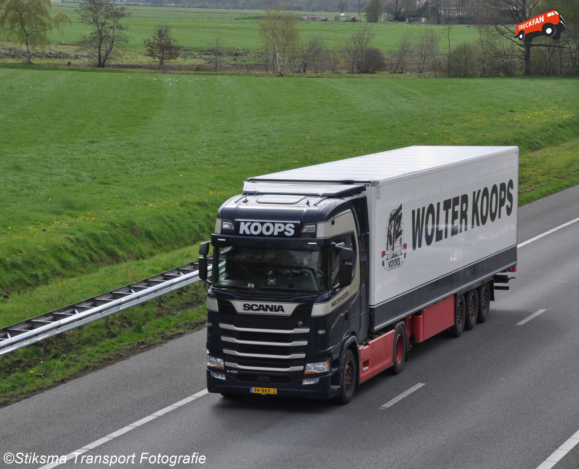 Scania S450 vrachtwagen van Wolter Koops