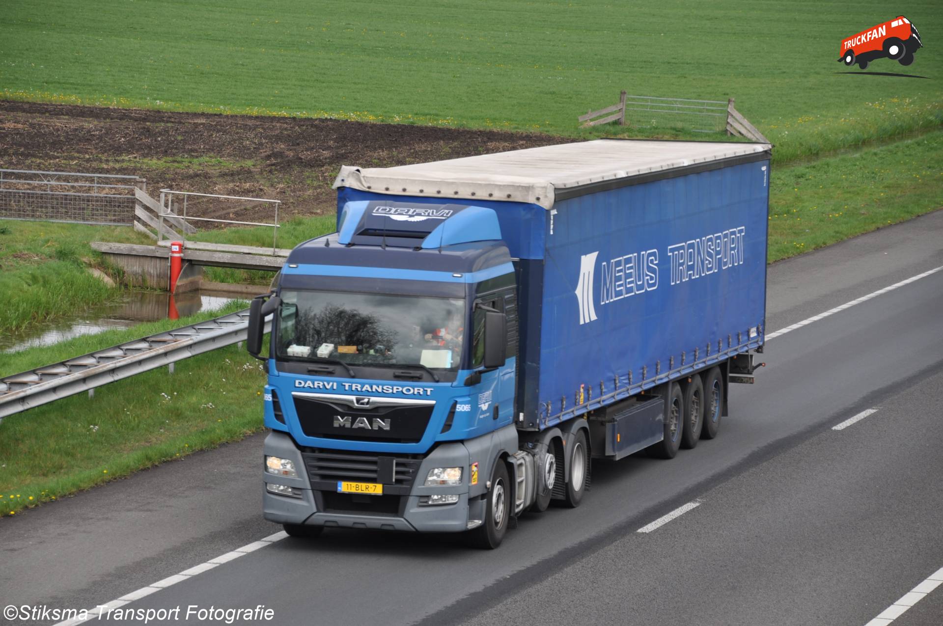 MAN TGX vrachtwagen van Darvi Transport