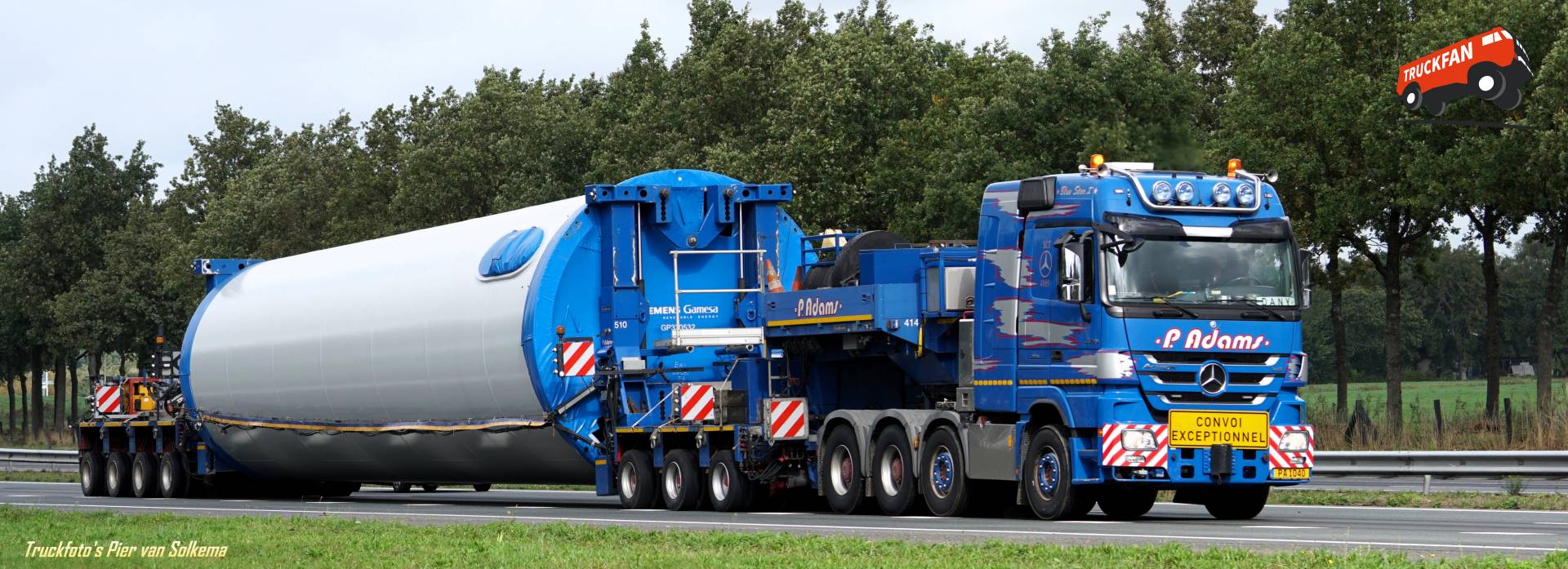 Mercedes Benz Actros op A32 Heerenveen