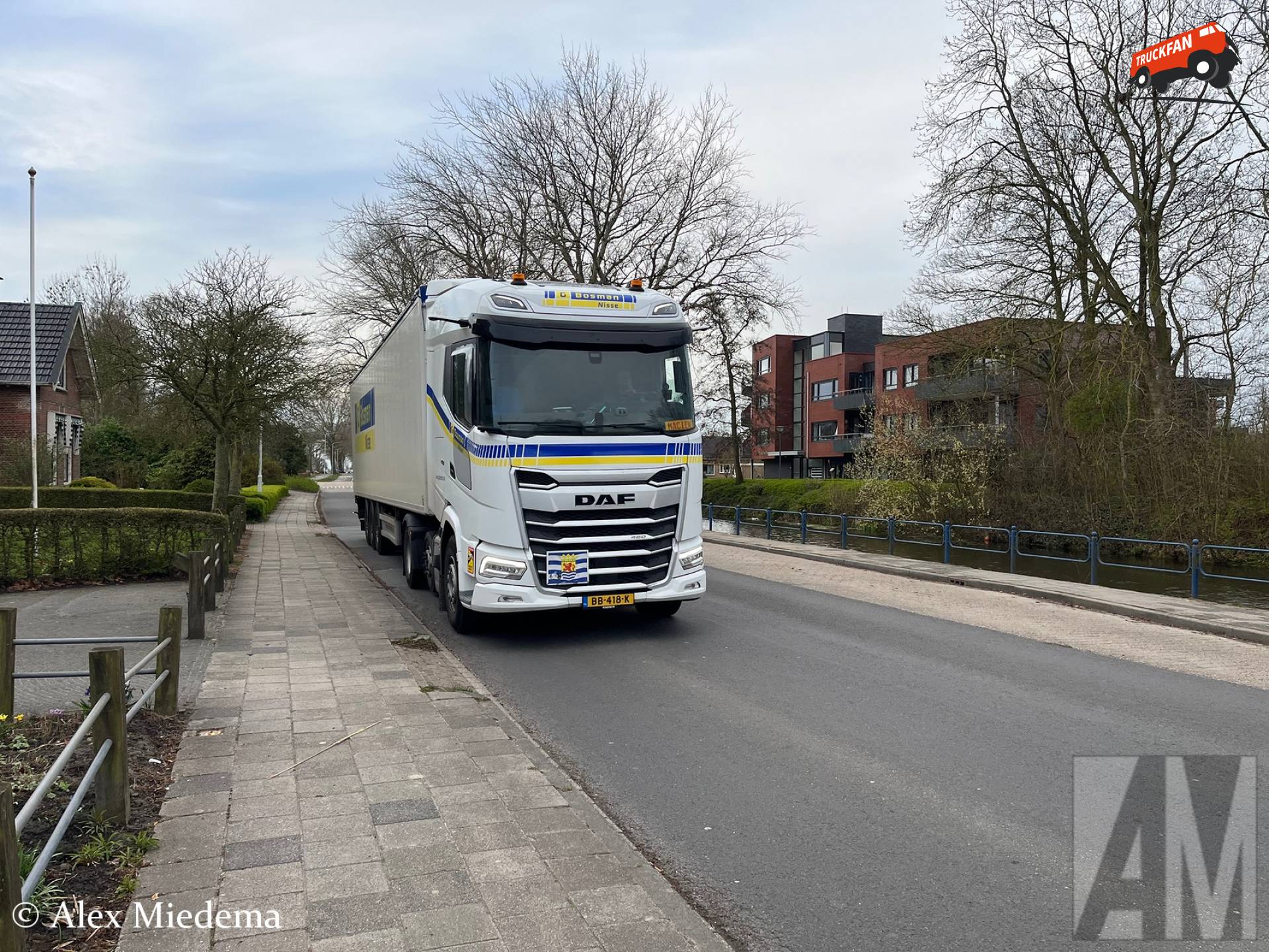 DAF XG 480 truck in Sint Annaparochie