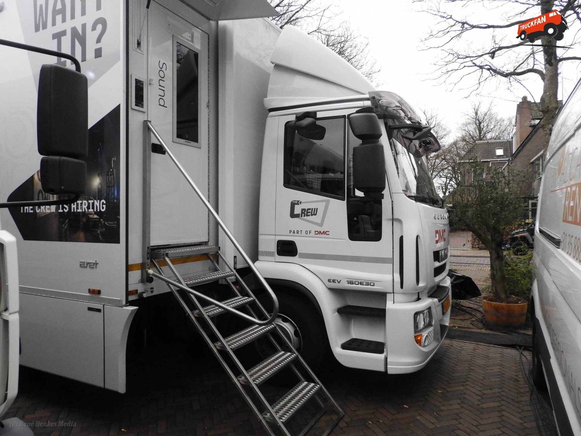 Iveco Eurocargo regiewagen bij The Passion Live 2026