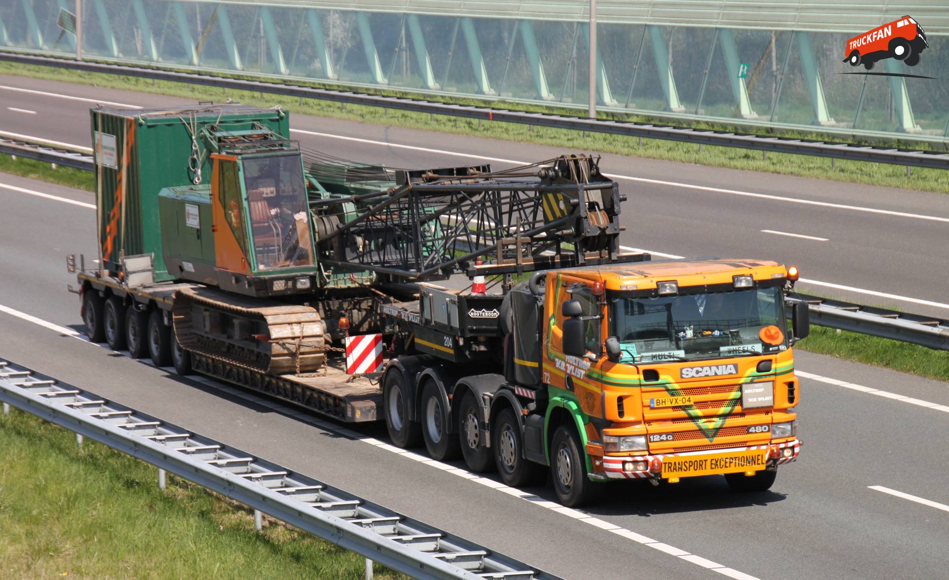 Scania 124 vrachtwagen van Holtrop vd Vlist