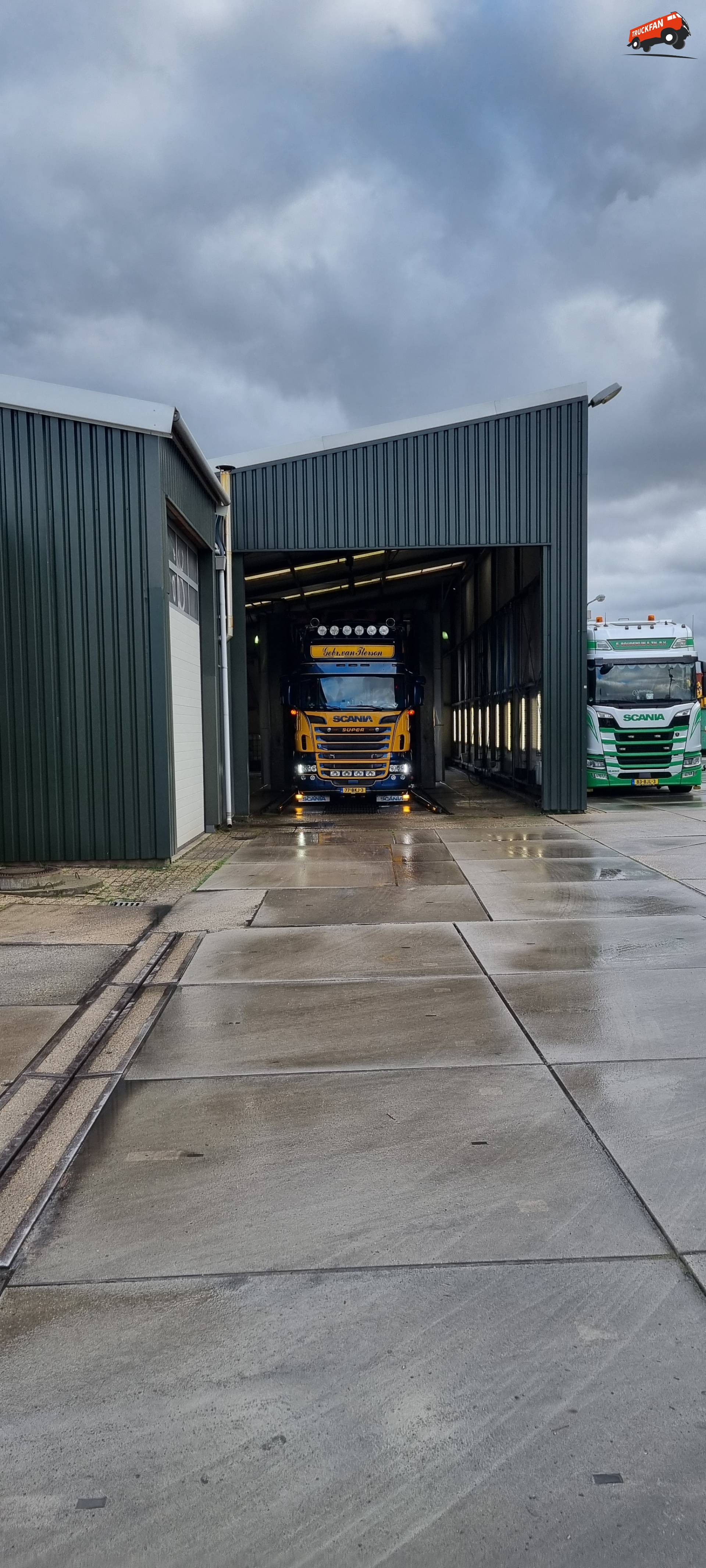 Gebruik van Iterson bij truckwash Boudewijn