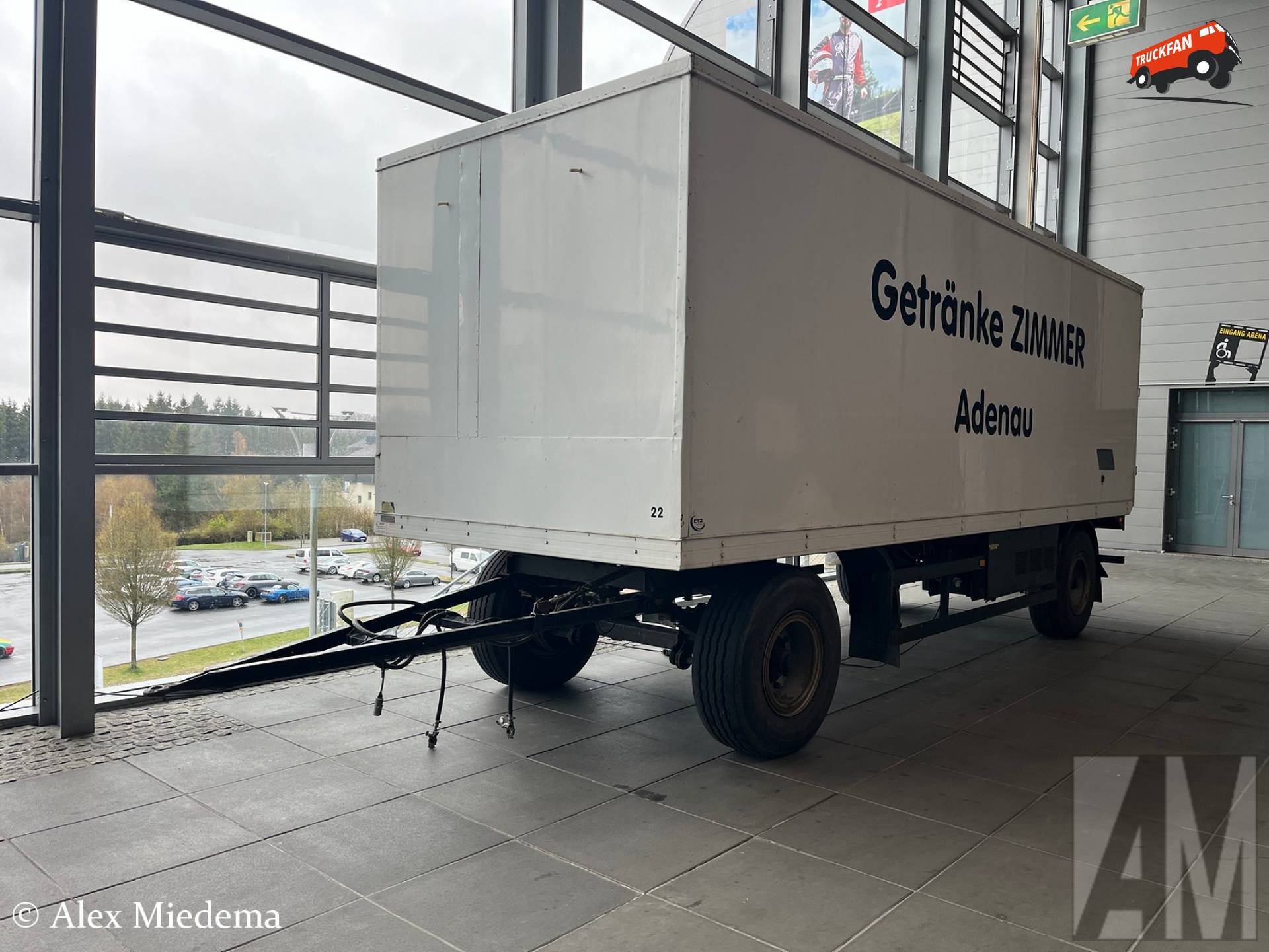 Eylert aanhangwagen voor drankentransport