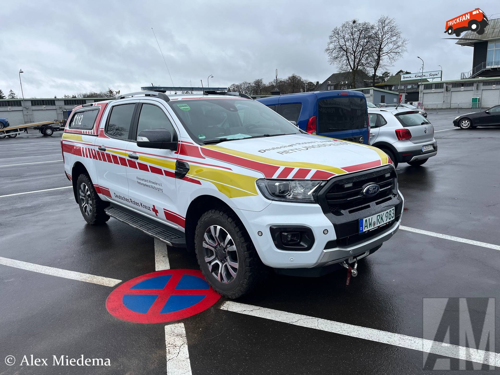 Ford Ranger van Deutsches Rotes Kreuz in Nürburgring