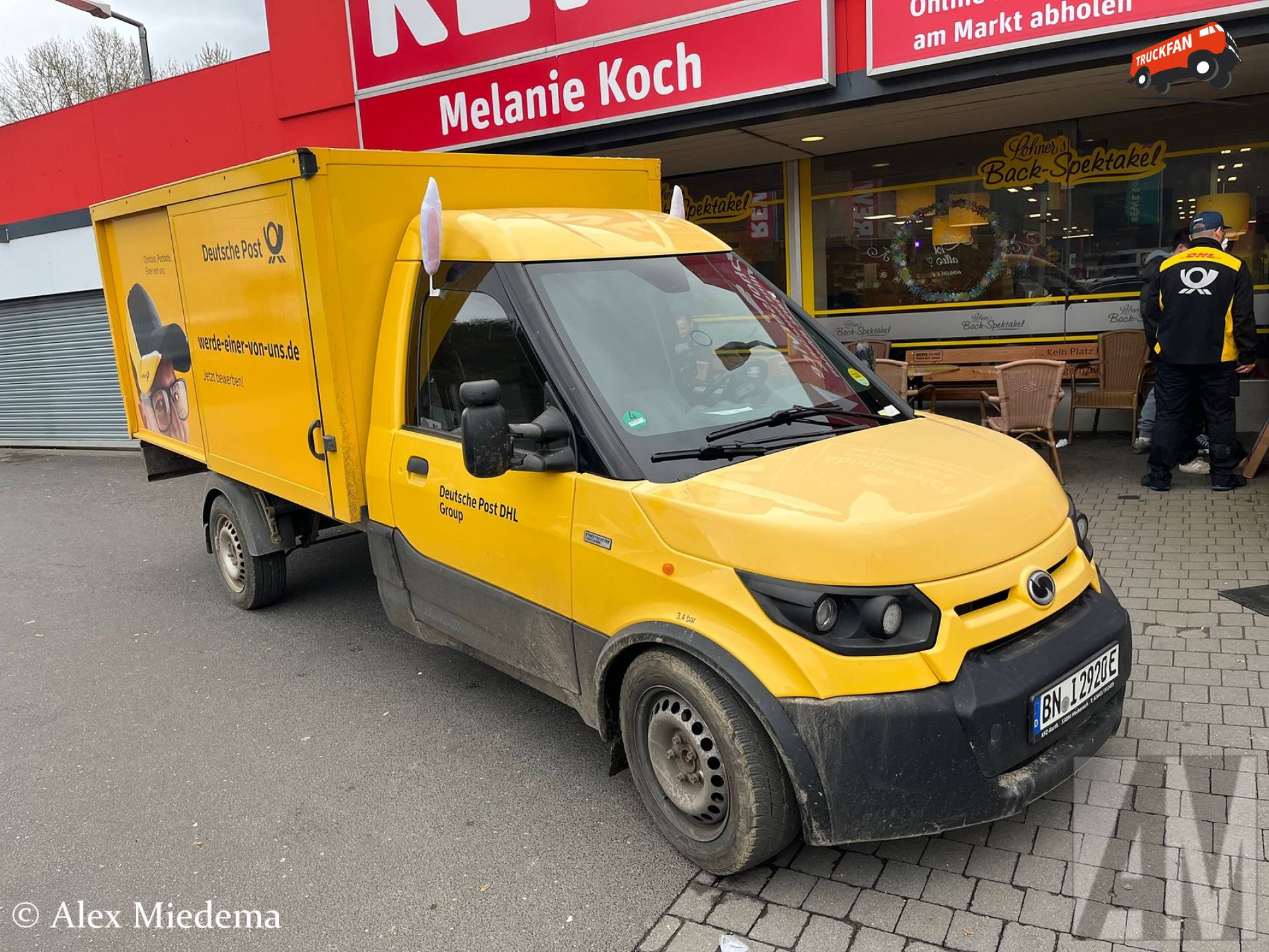 Streetscooter Work van Deutsche Post in Adenau