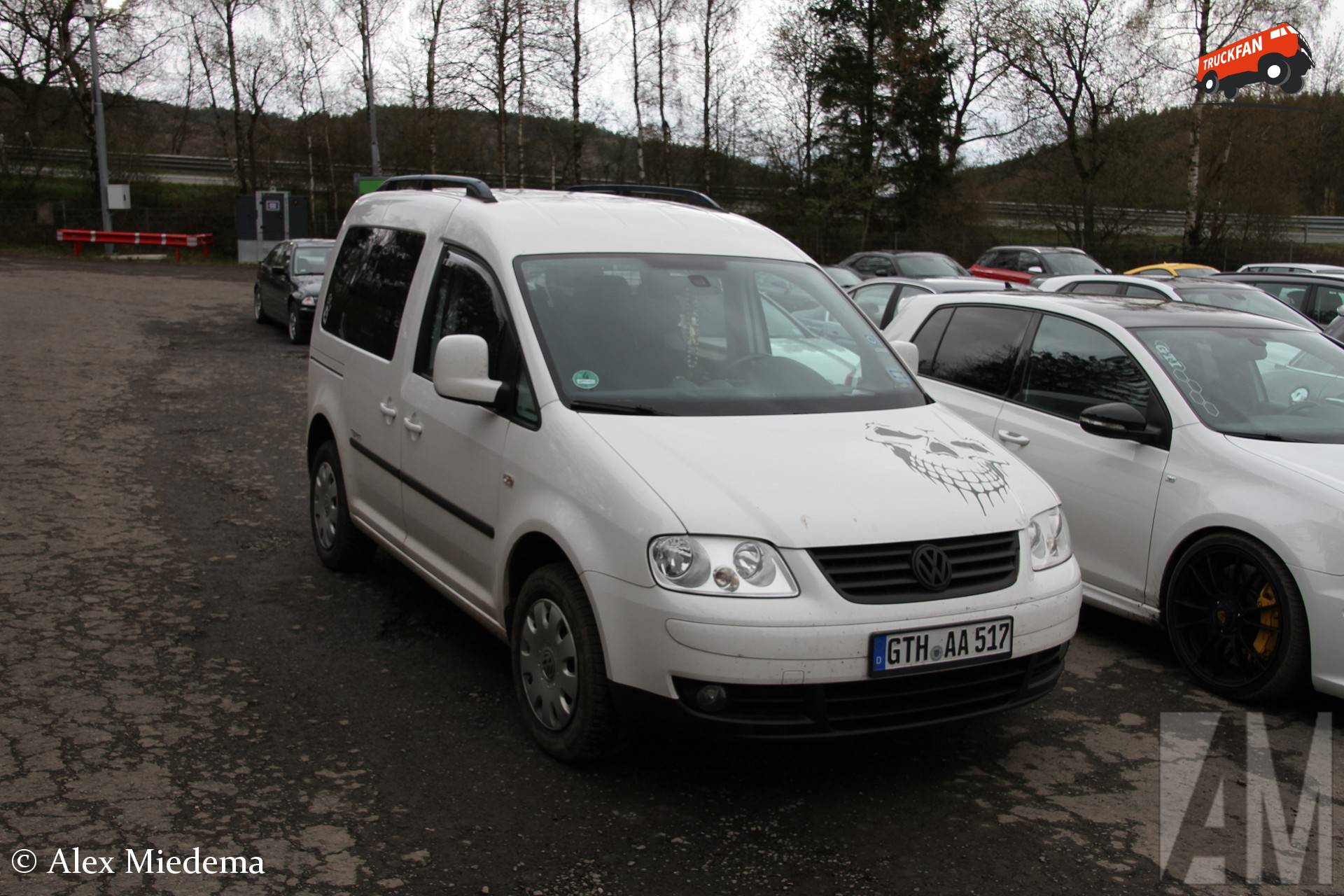 Volkswagen Caddy with Gotha license plate