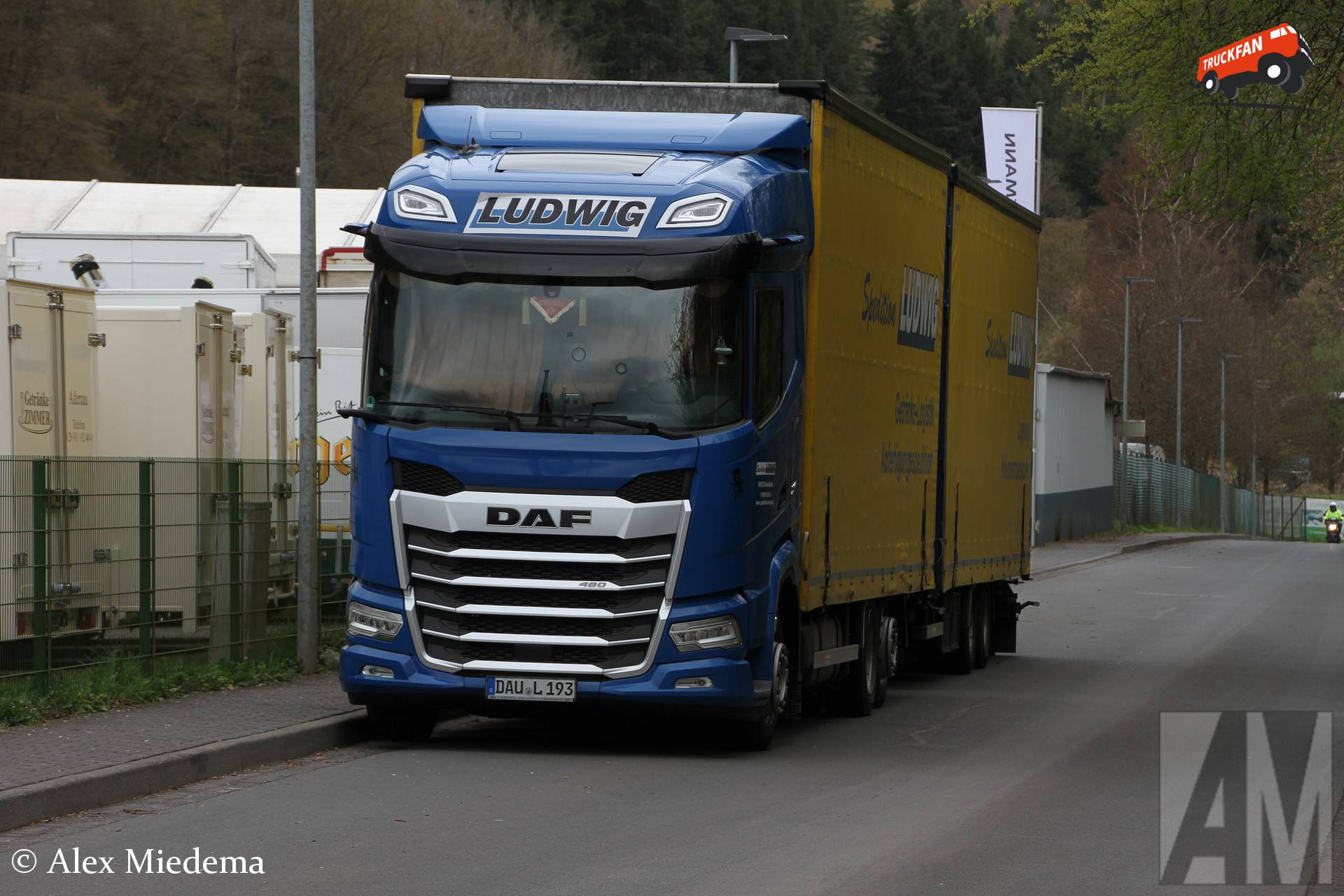 DAF XG vrachtwagen van Spedition Ludwig in Adenau
