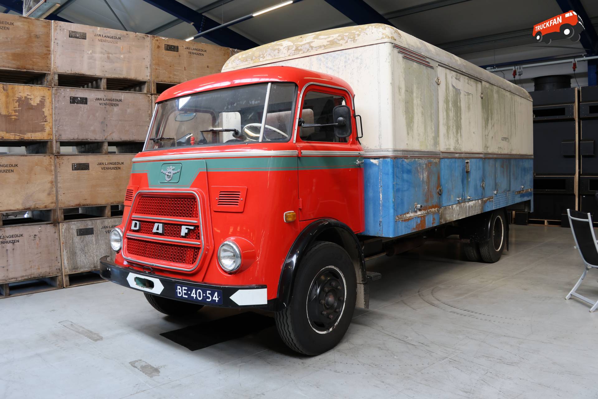 DAF A1300 oldtimer op festival