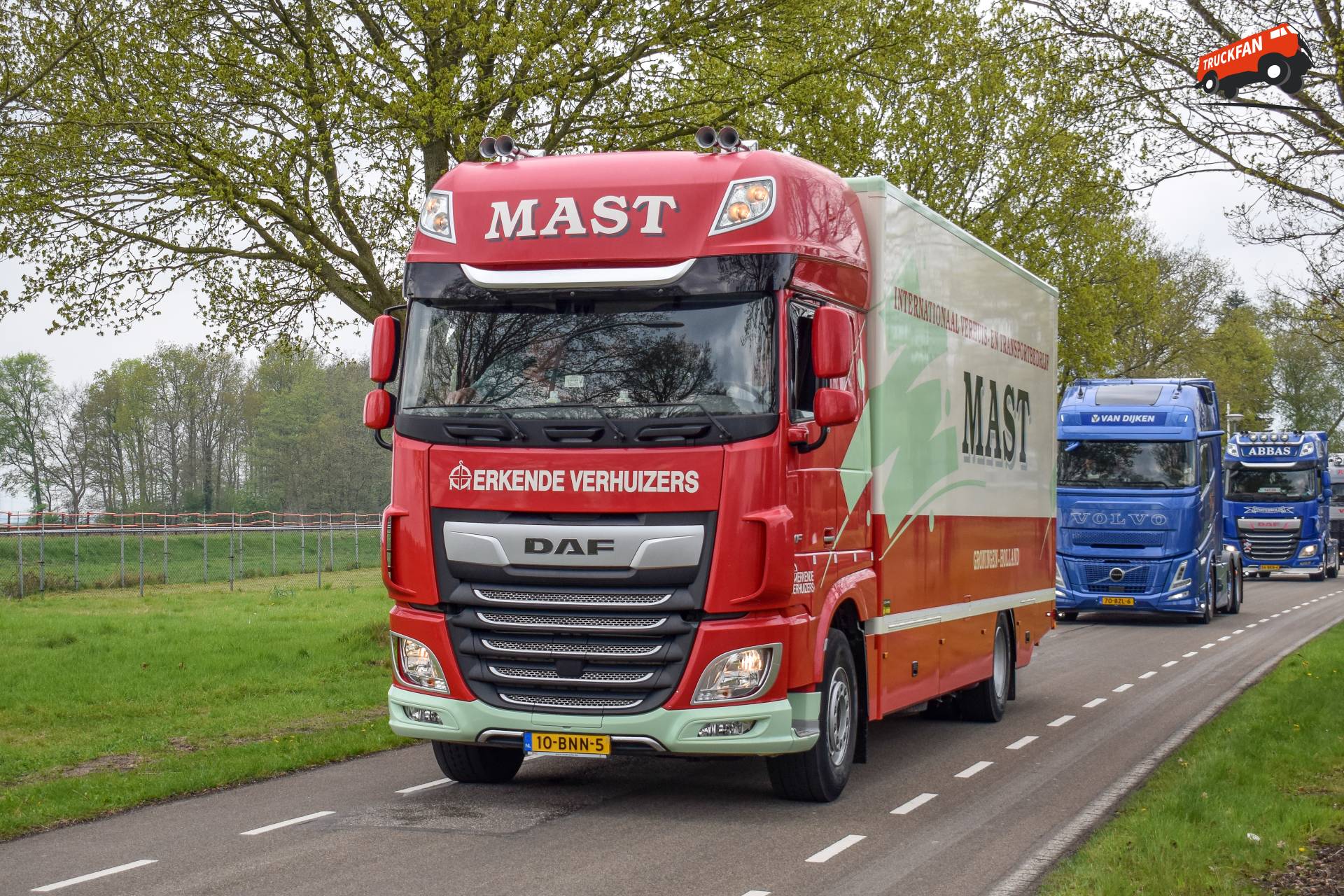 DAF XFeuro6c Mast Verhuizingen Groningen