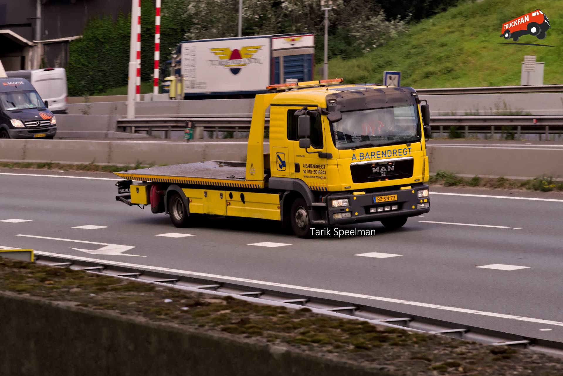 MAN TGL bergingsvoertuig met kenteken BZ-SN-73