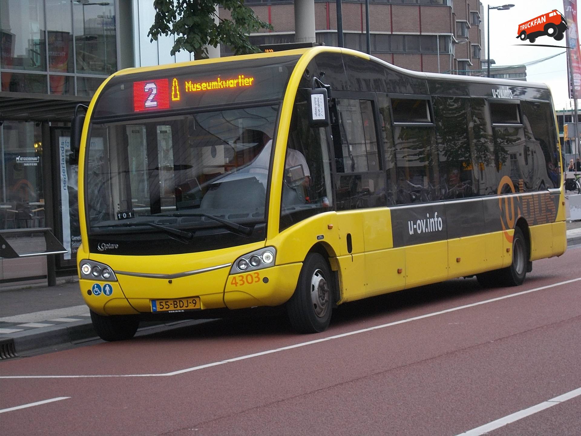 Qbuzz 4303 Optare Solo SR EV in Utrecht