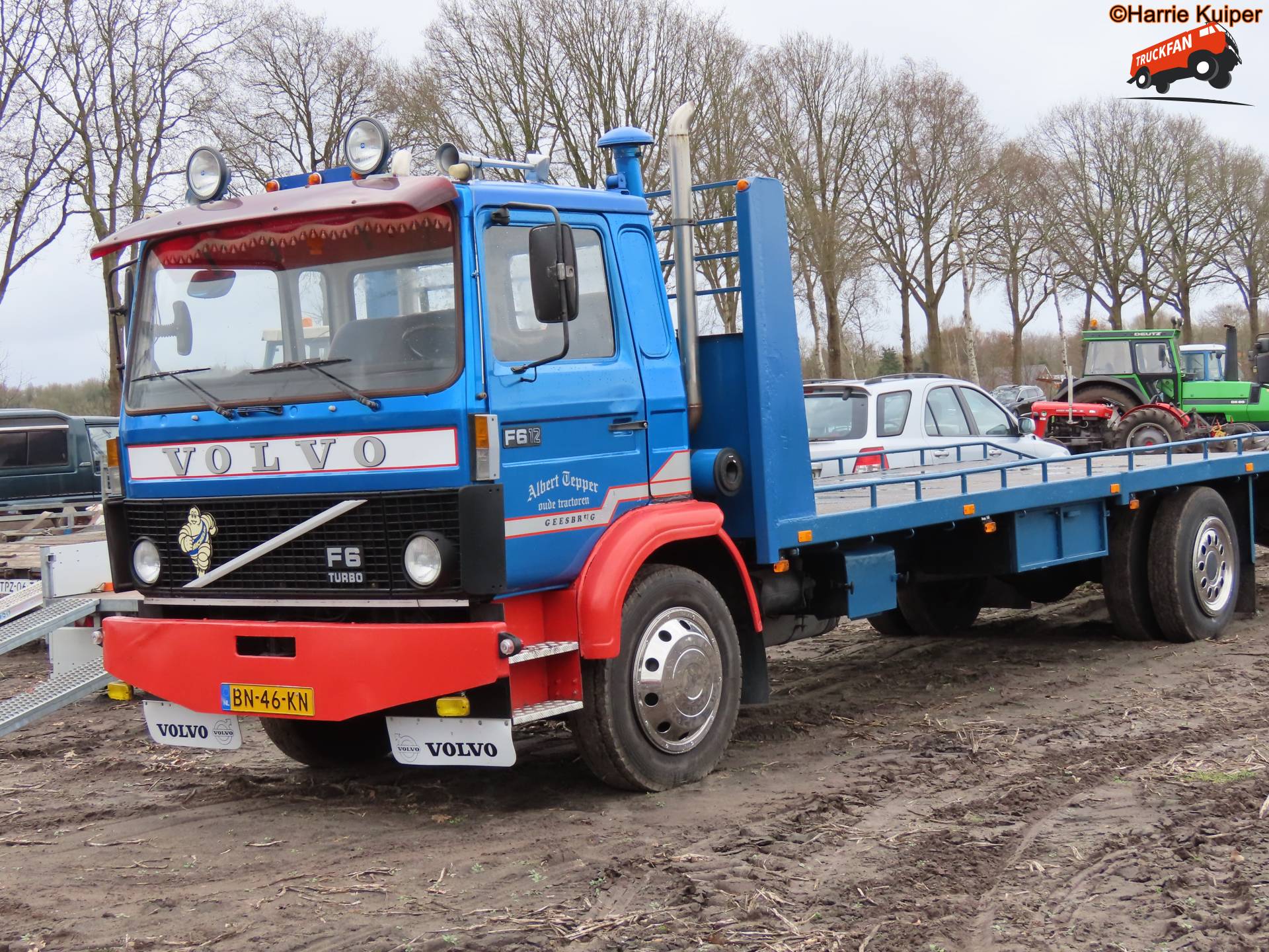 Volvo F6 vrachtwagen in Bellingwolde