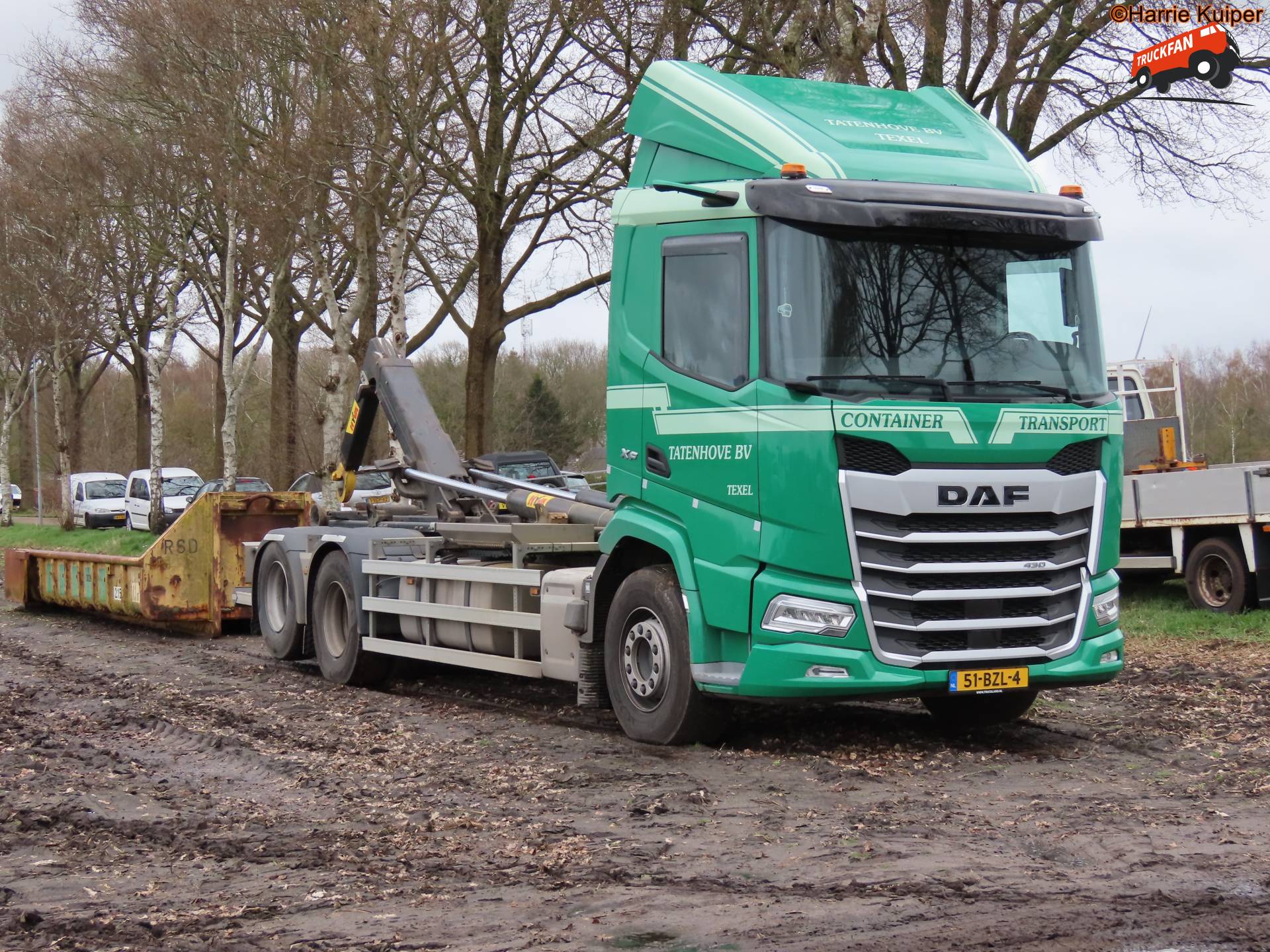 DAF XF truck during OTMV event in Bellingwolde