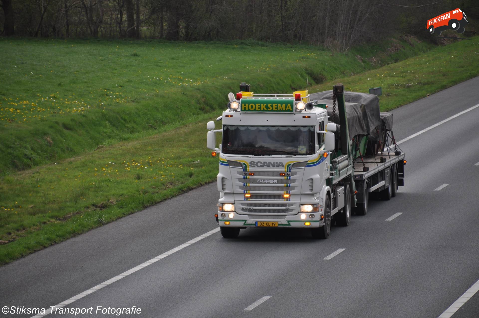 Scania R500 vrachtwagen van Hoeksema Transport