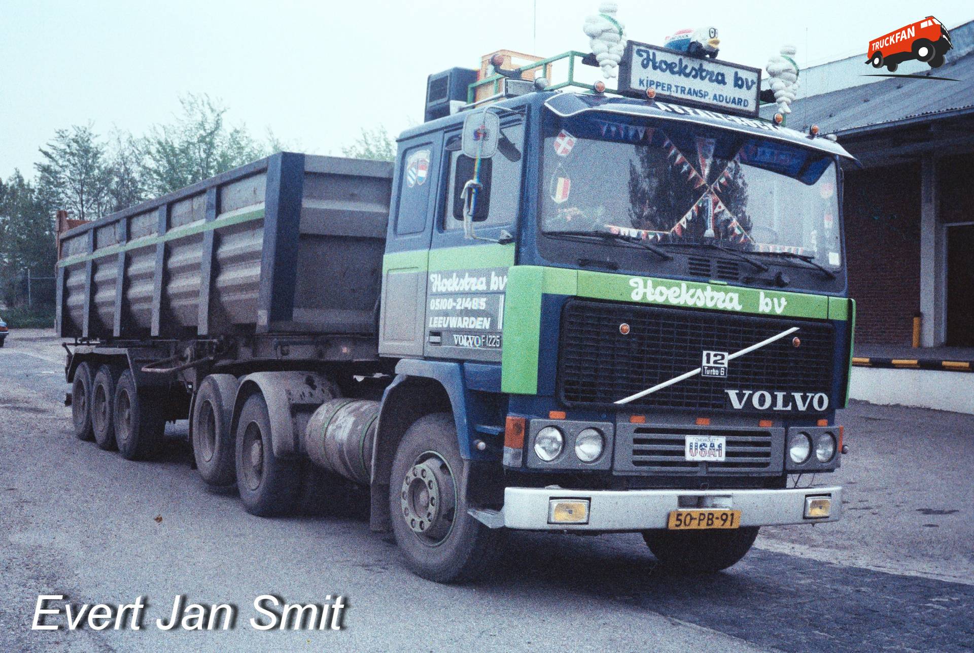 Volvo F1225 truck at Hoekstra Aduard Leeuwarden