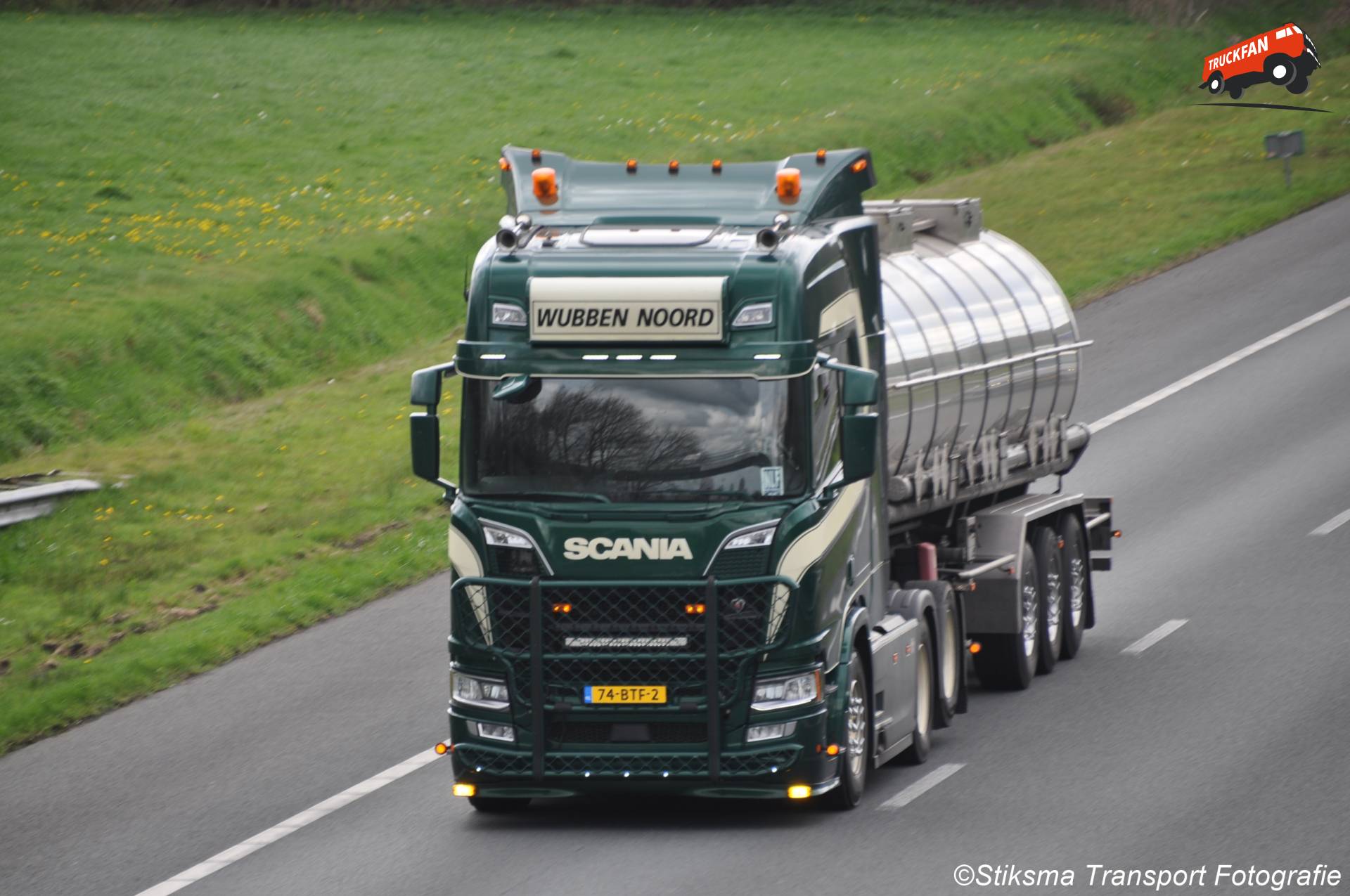 Scania S-serie vrachtwagen van Wubben Noord
