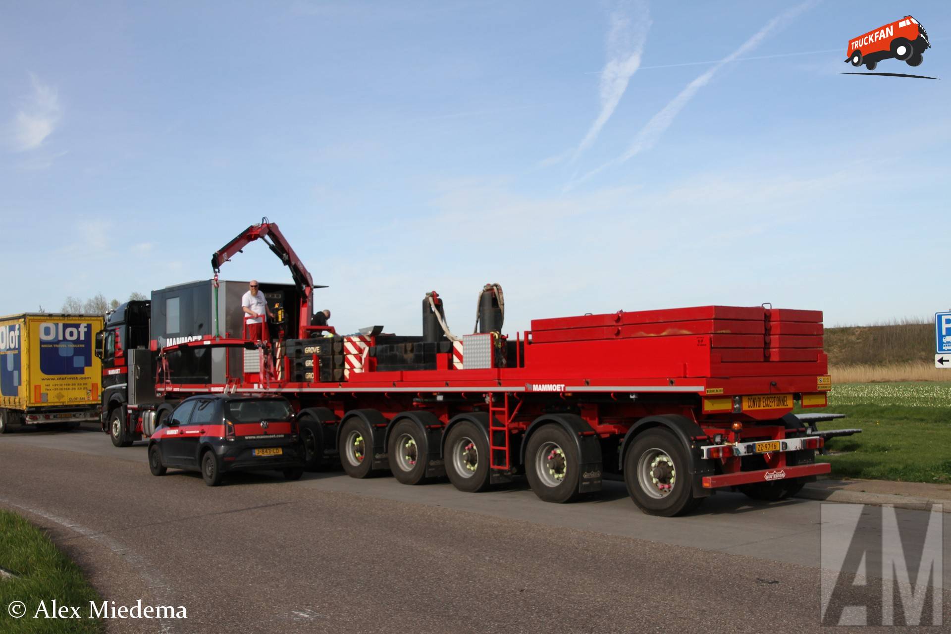 Nooteboom OVB-95-07 ballasttrailer van Mammoet