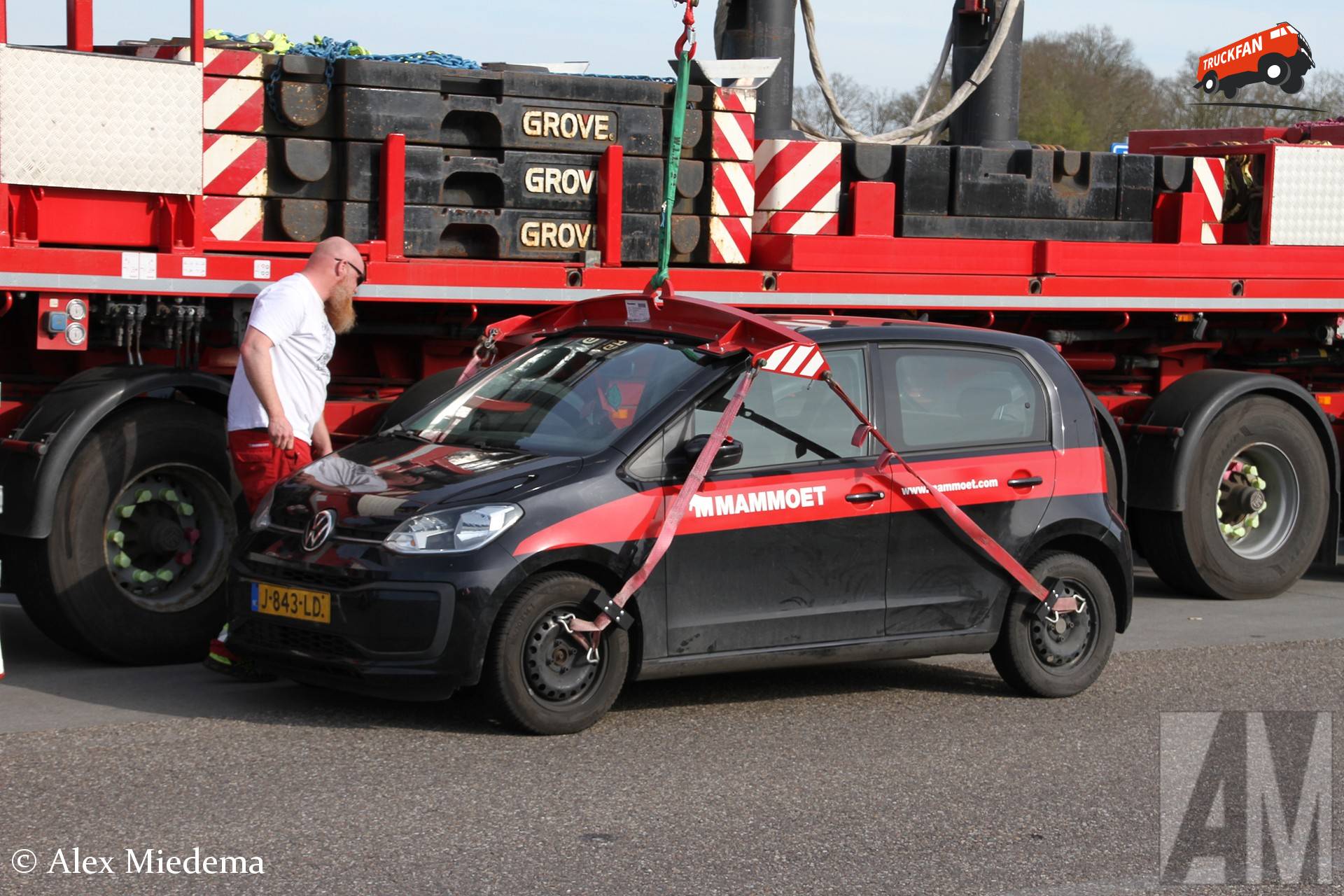 Volkswagen Up! van Mammoet Nederland B.V.