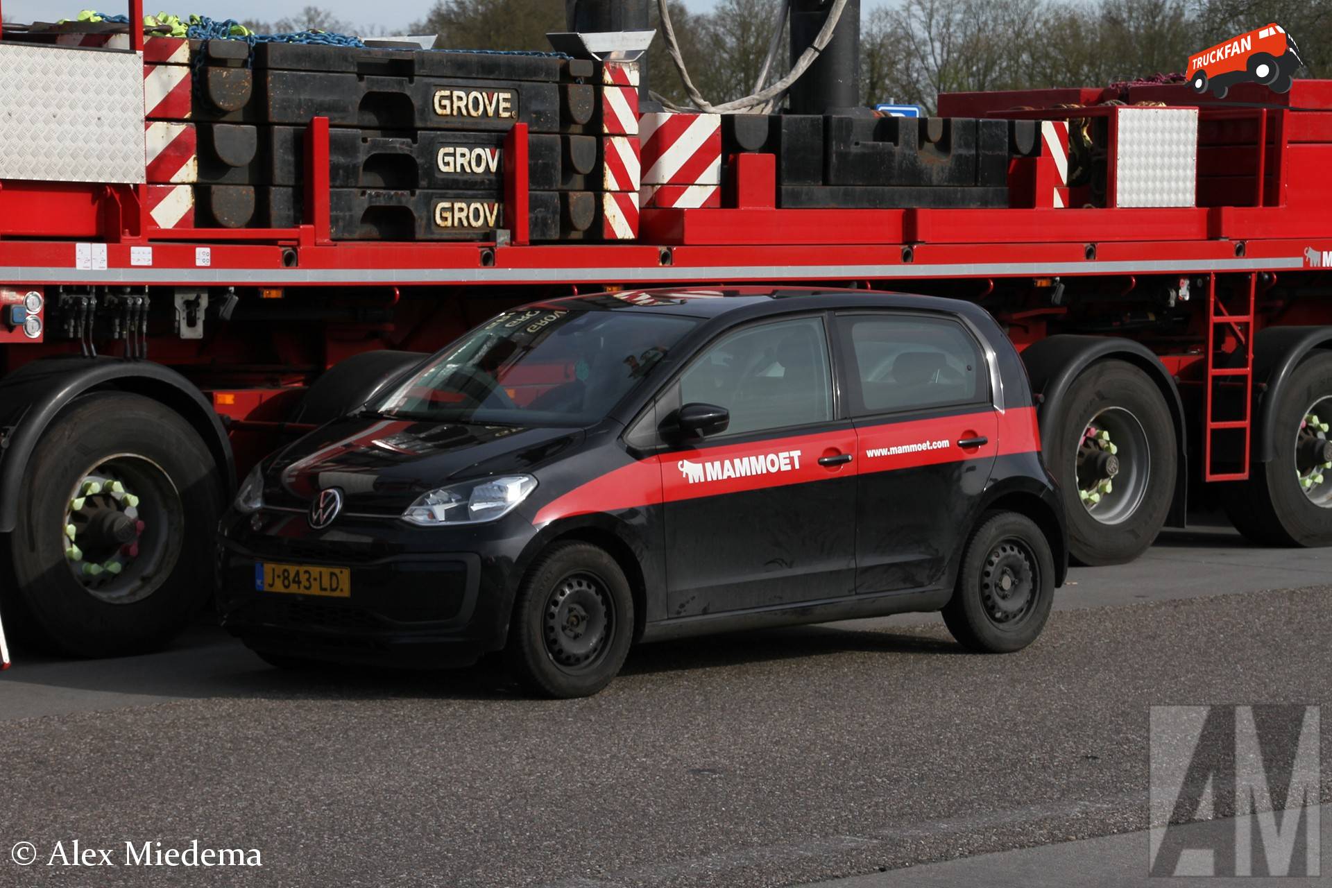 Volkswagen Up! at Wellerzand service area