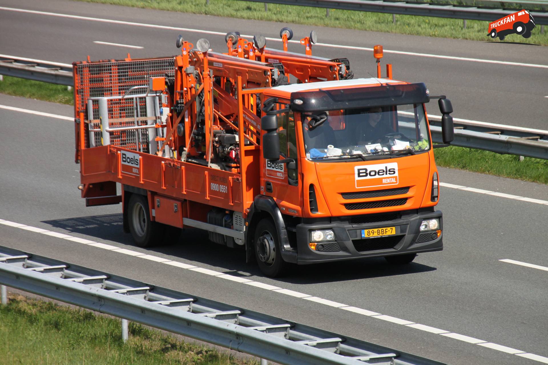 Iveco EuroCargo truck van Boels