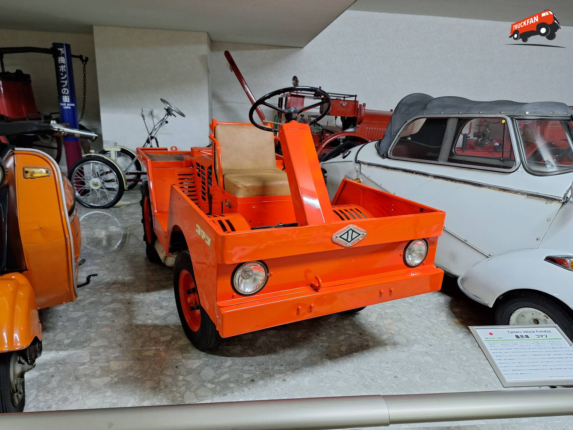 Komatsu Farmers Vehicle rond 1960 in Motorcar Museum