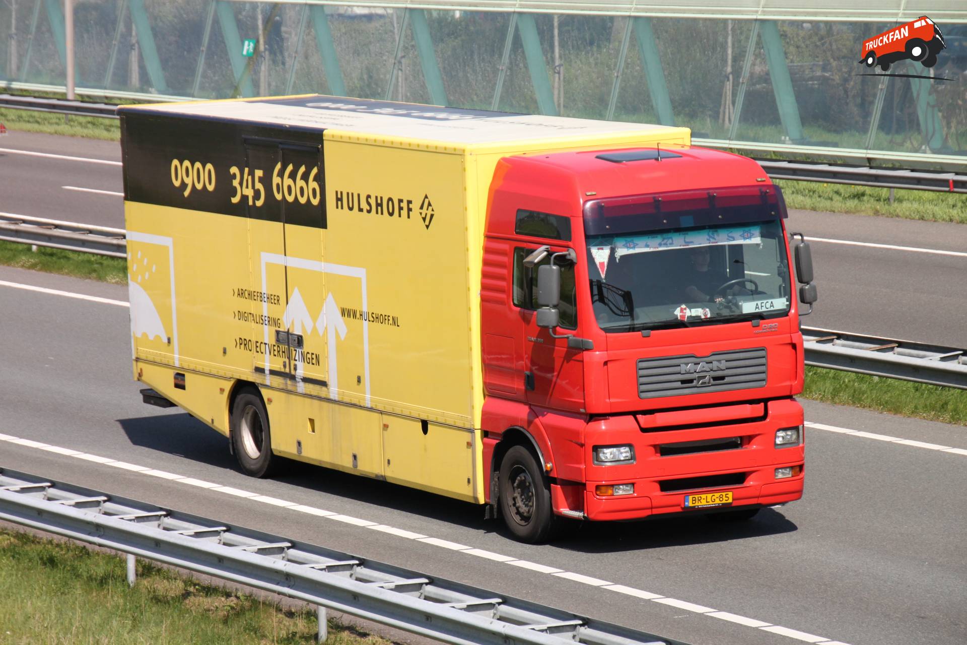 MAN TGA truck at Hulshoff company