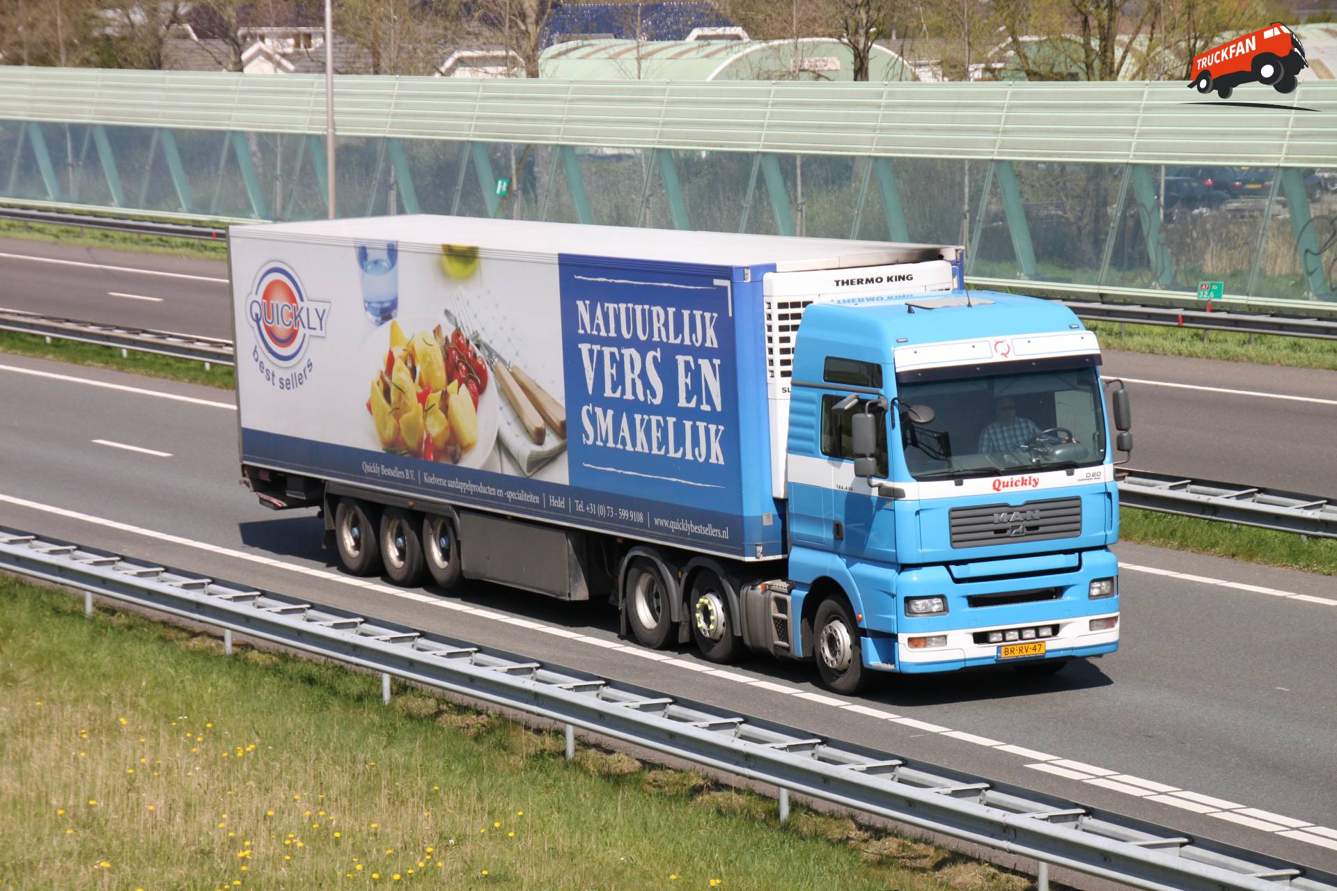 MAN TGA vrachtwagen van Quickly