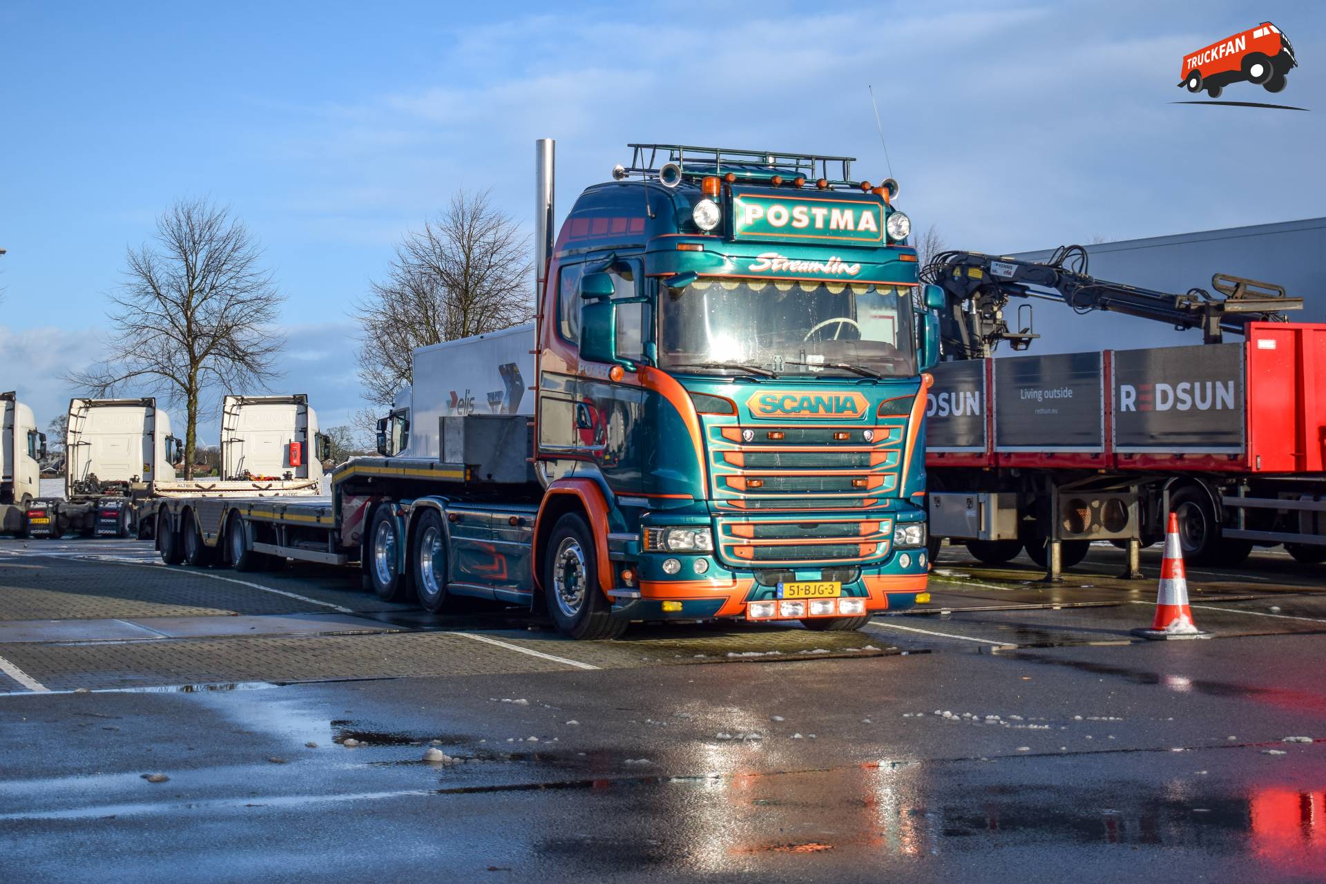Scania R450 Postma Transport Grijpskerk 
