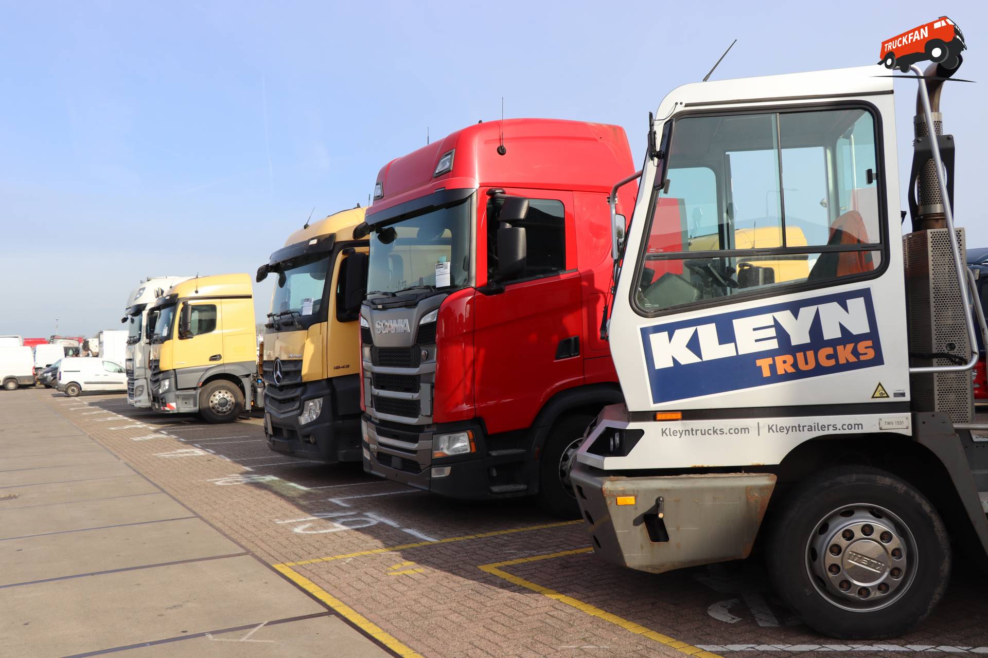 Terberg, Scania en Mercedes-Benz trucks bij Kleyn Trucks